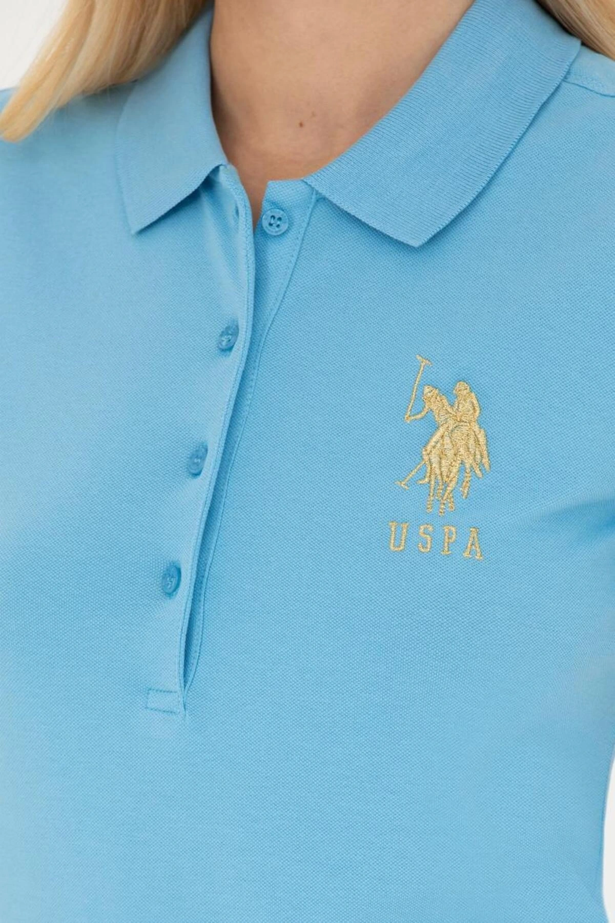 Kadın Basic Polo Yaka Tişört 1567889