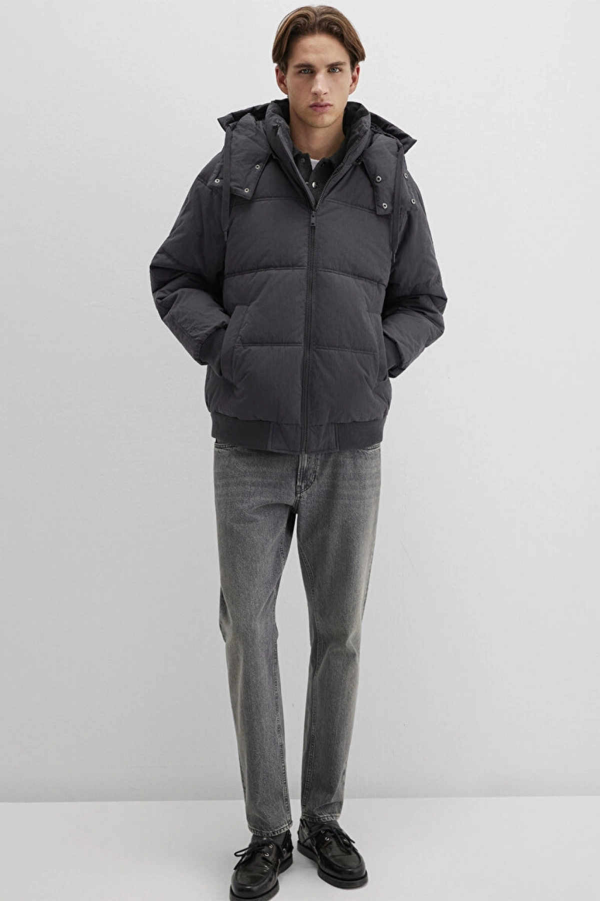 KAPÜŞONLU CEKET Charcoal Art