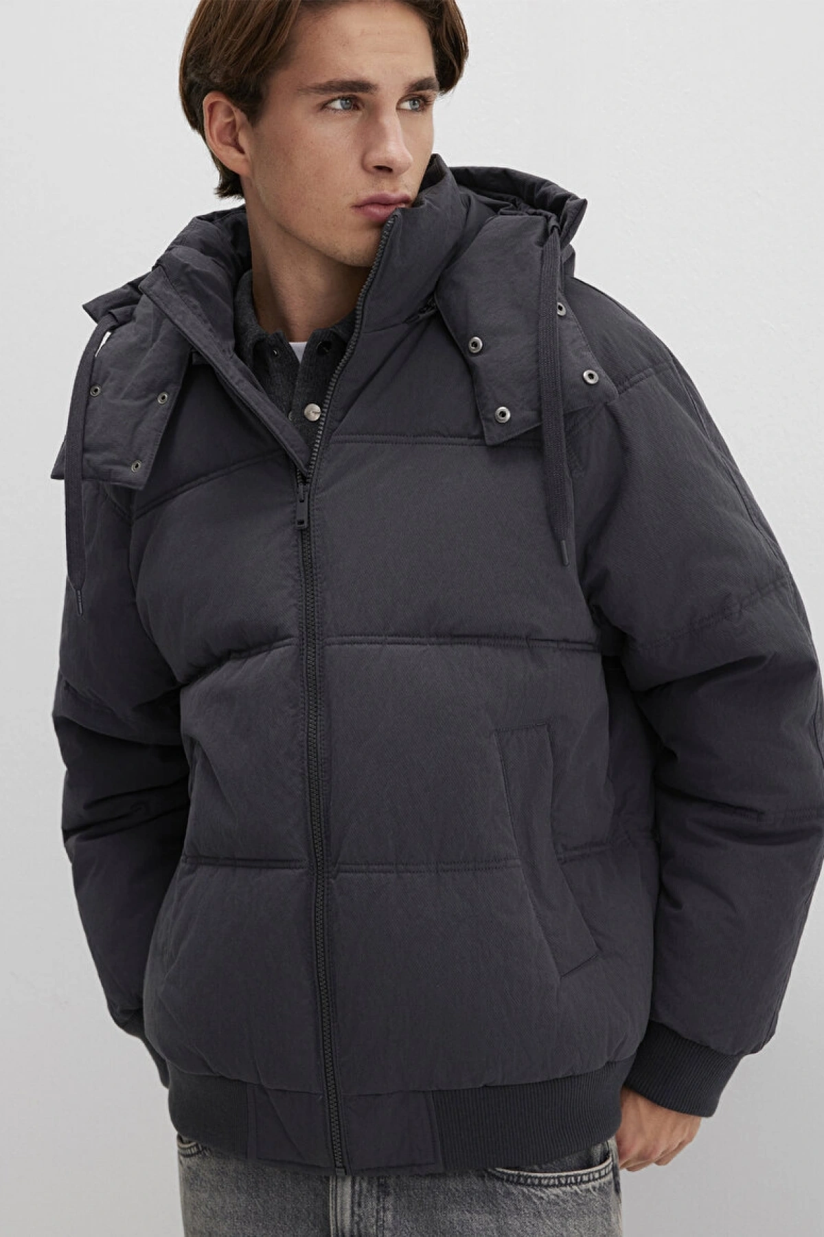 KAPÜŞONLU CEKET Charcoal Art