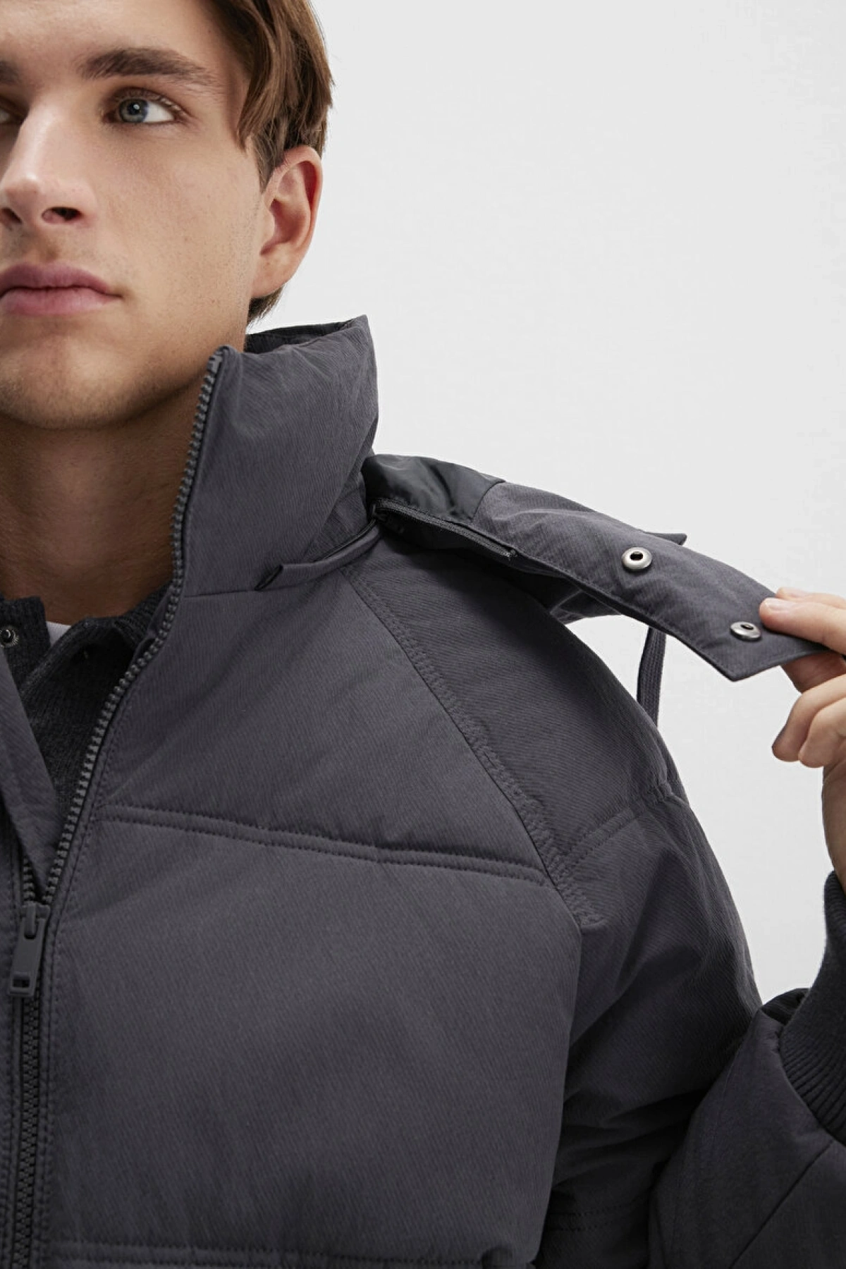 KAPÜŞONLU CEKET Charcoal Art