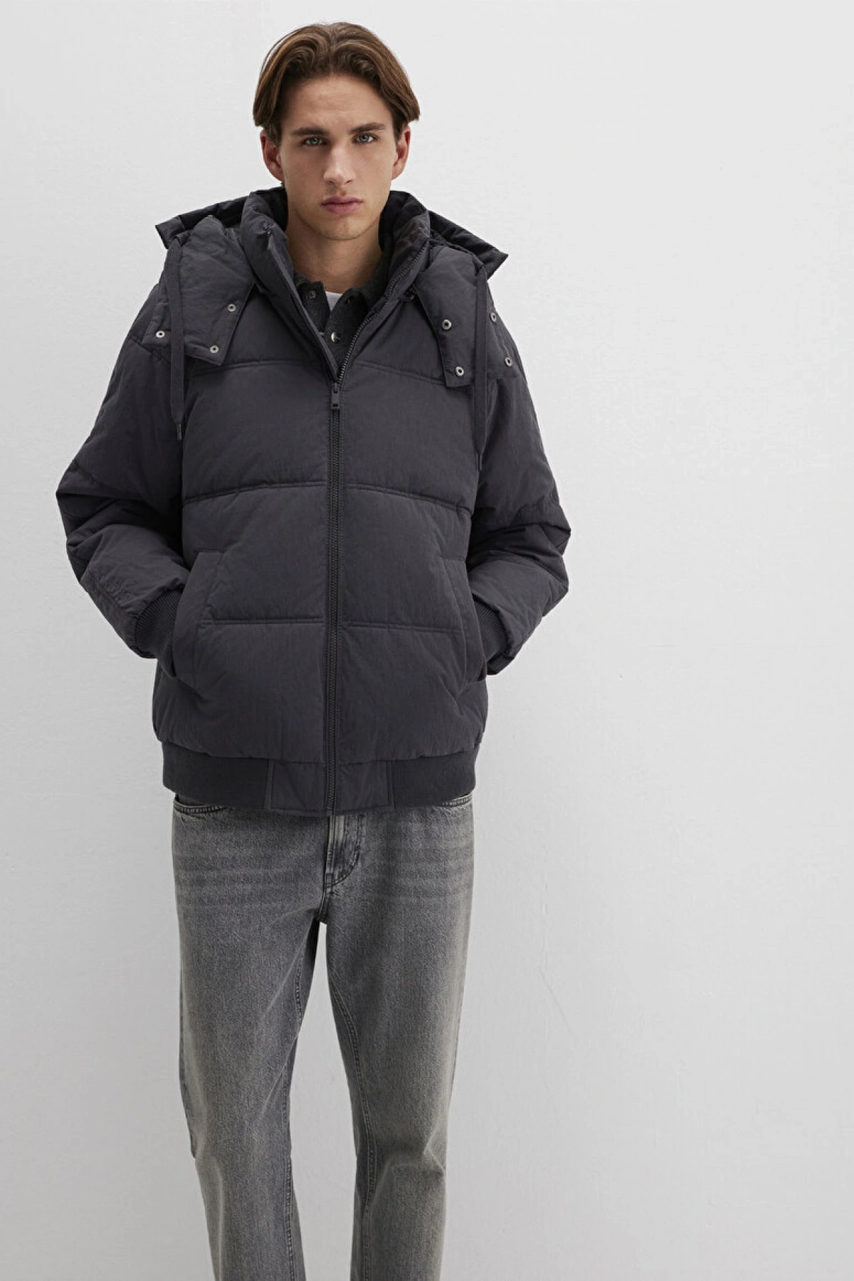 KAPÜŞONLU CEKET Charcoal Art