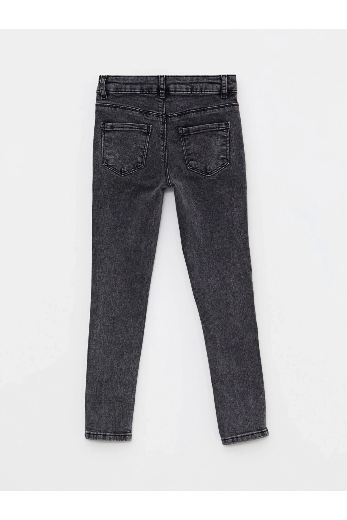 Kids Gri Basic Kız Çocuk Jean Pantolon