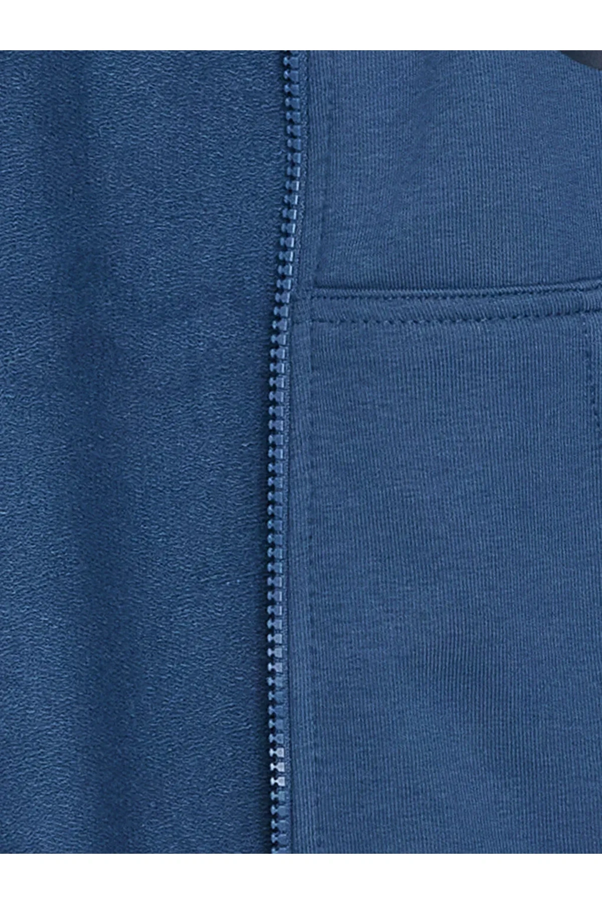 Kids Kapüşonlu Baskılı Uzun Kollu Erkek Çocuk Fermuarlı Sweatshirt