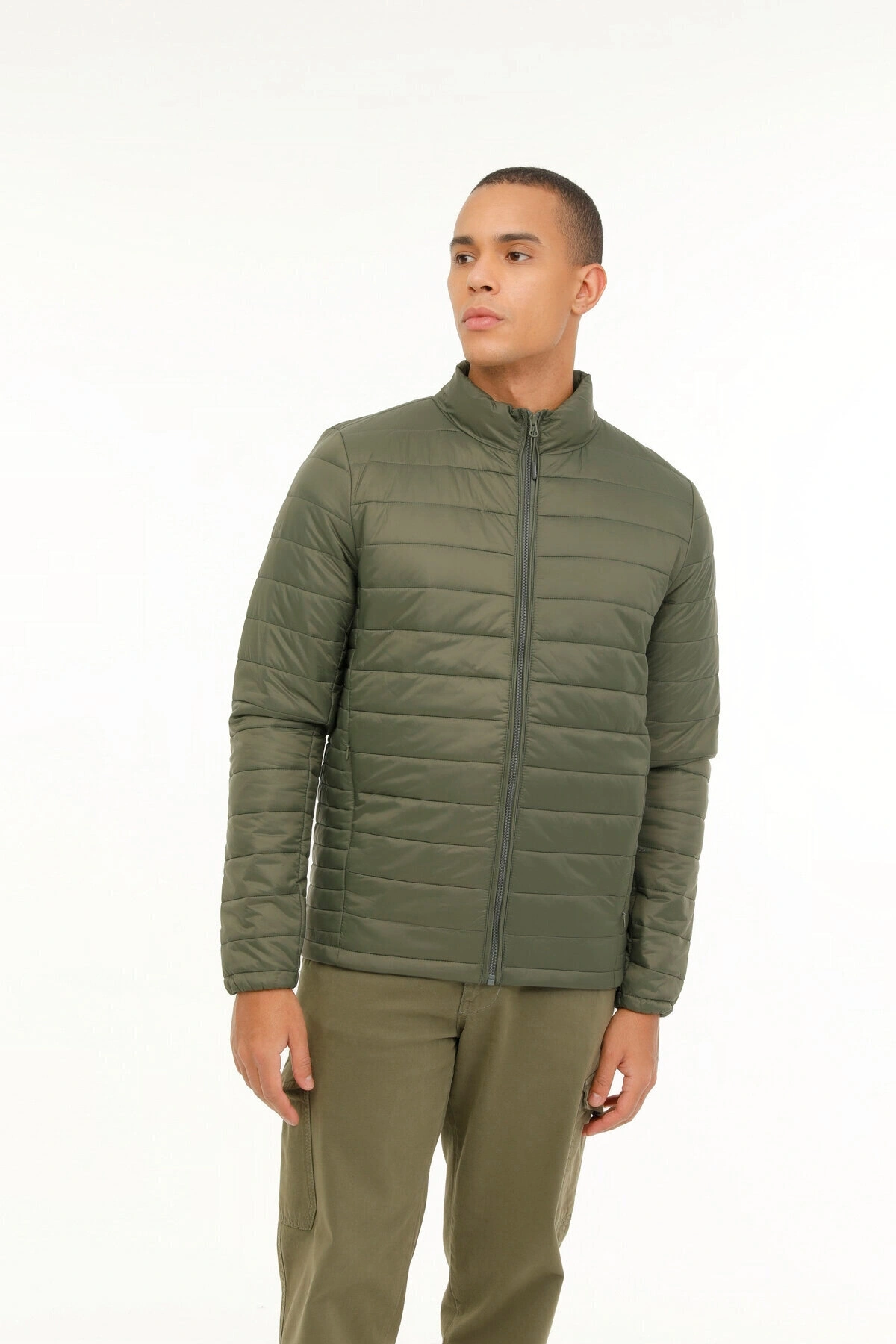 Kinetix MB BASIC PADDED COAT 3PR Haki Erkek Mont