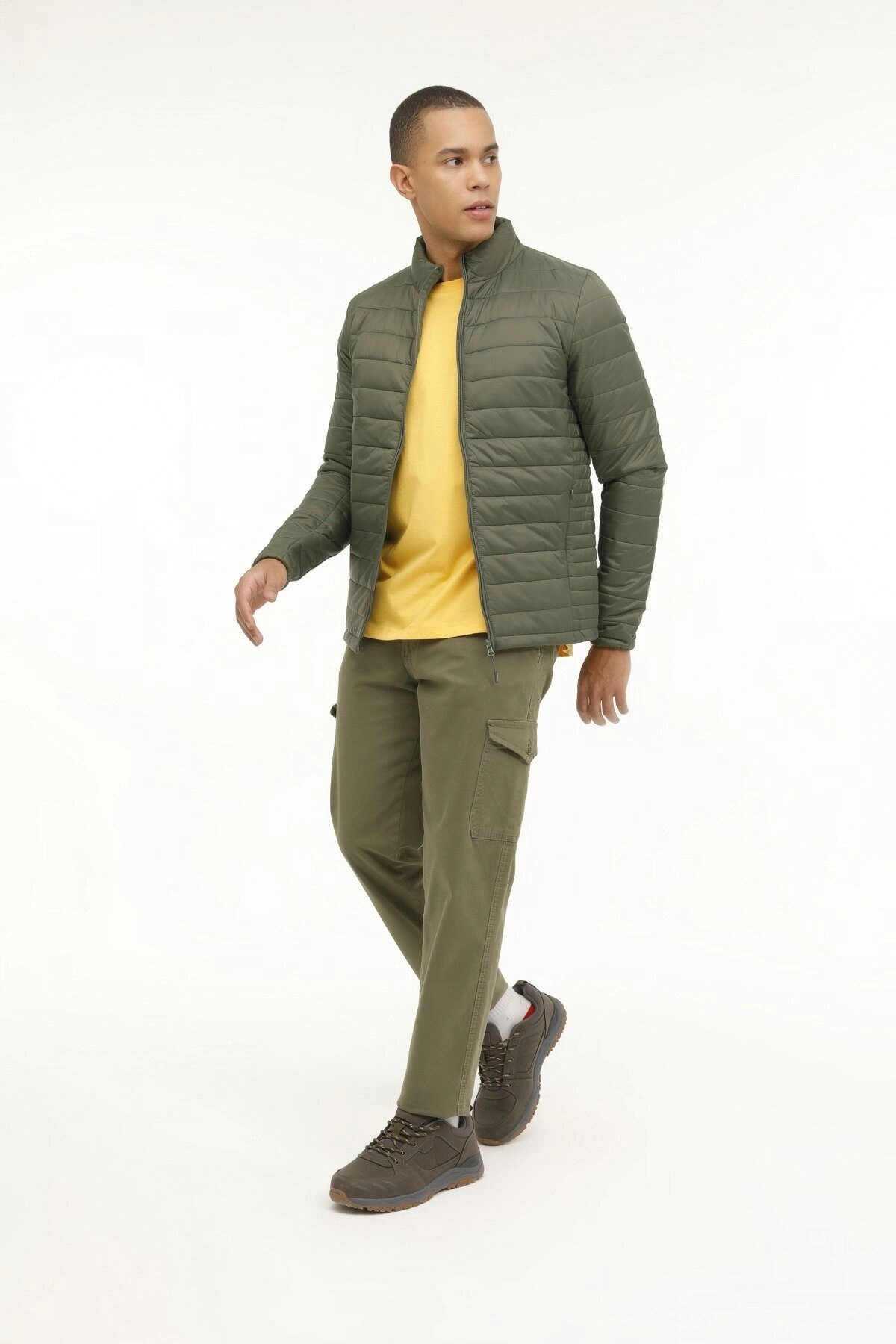 Kinetix MB BASIC PADDED COAT 3PR Haki Erkek Mont