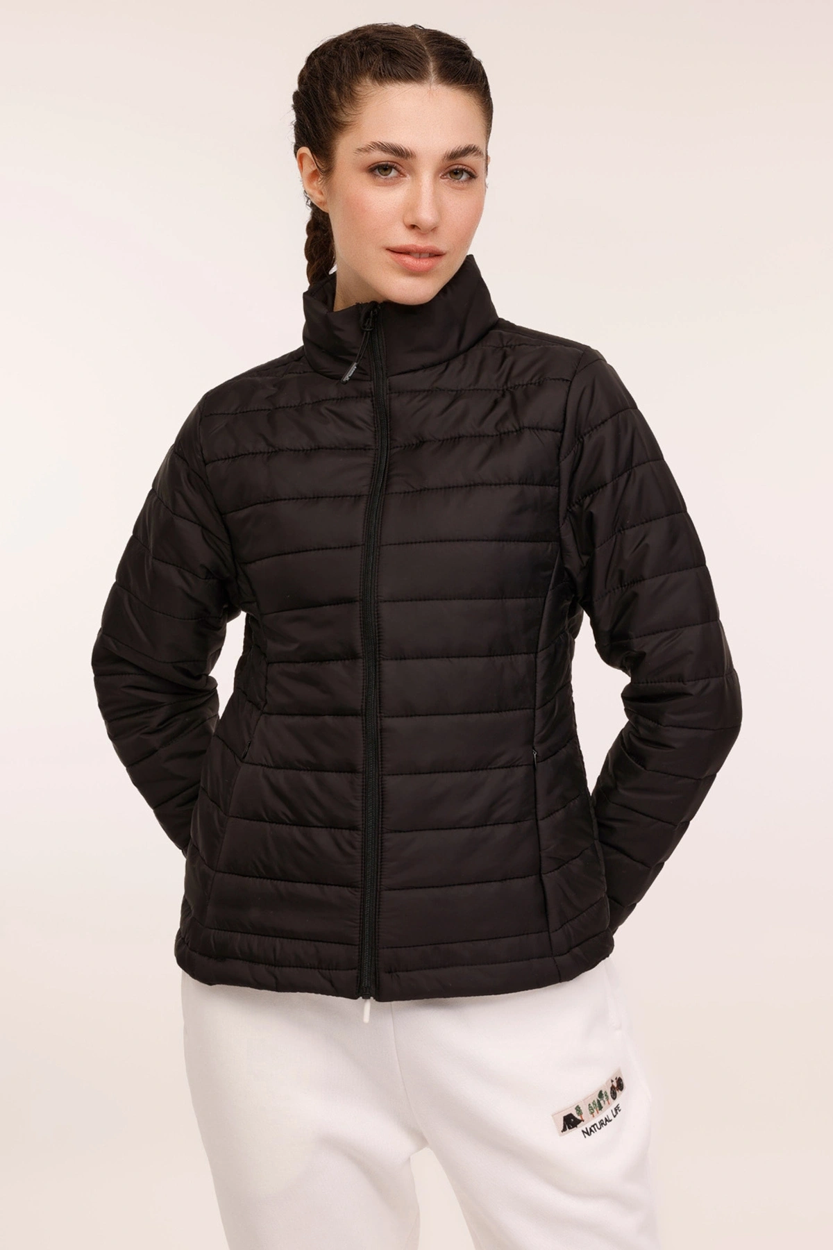 Kinetix Wb Padded 1sn659 4pr Siyah Kadın Mont