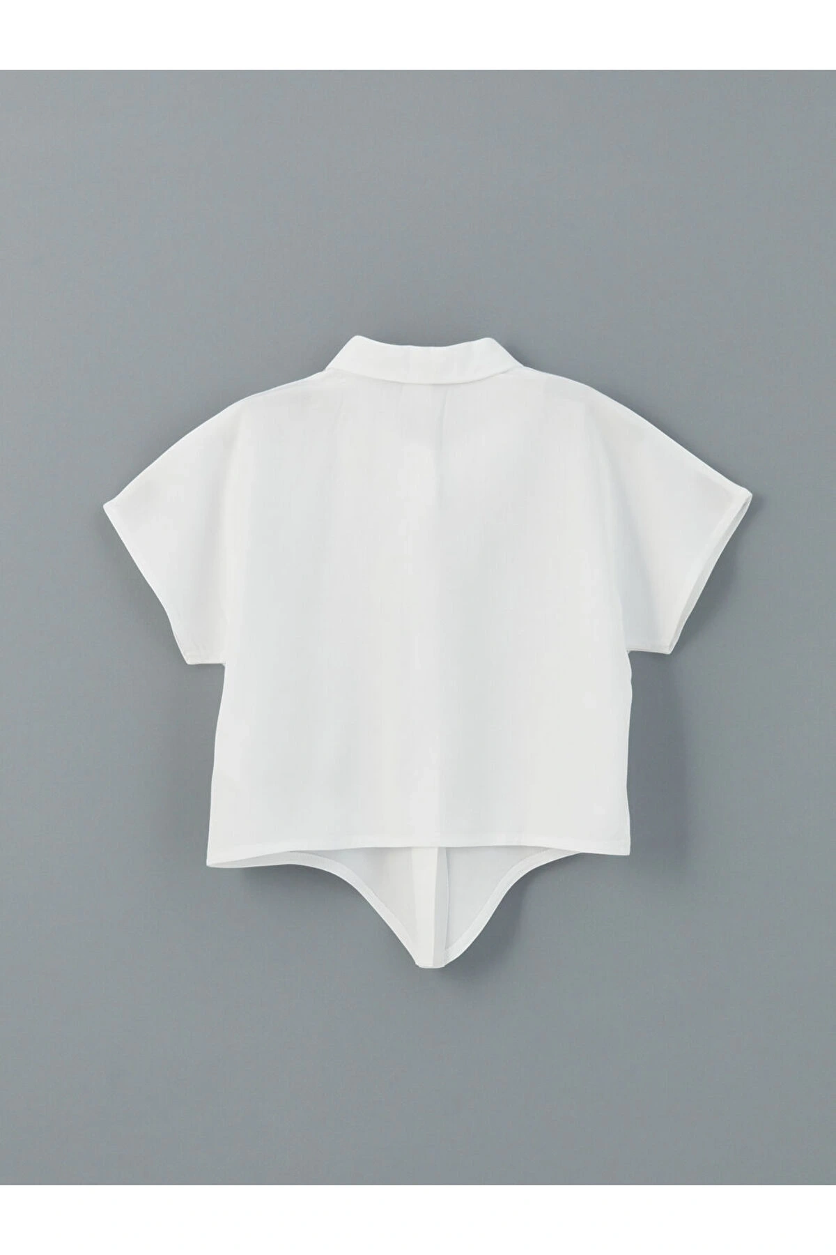 Kısa Kollu Basic Kız Çocuk Gömlek (S5)