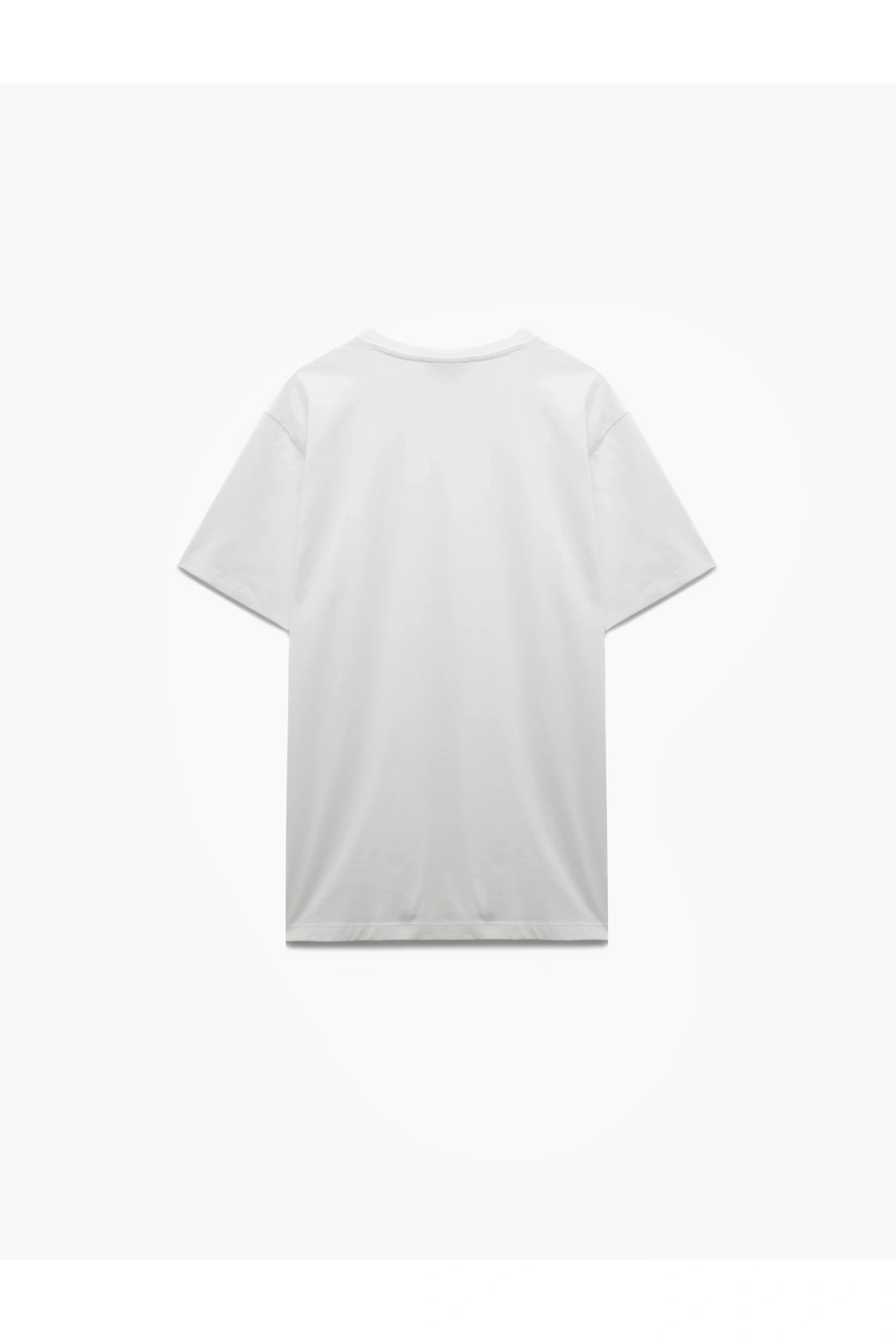 Kısa Kollu V Yaka Pamuklu Basic Erkek Slim Fit Tişört