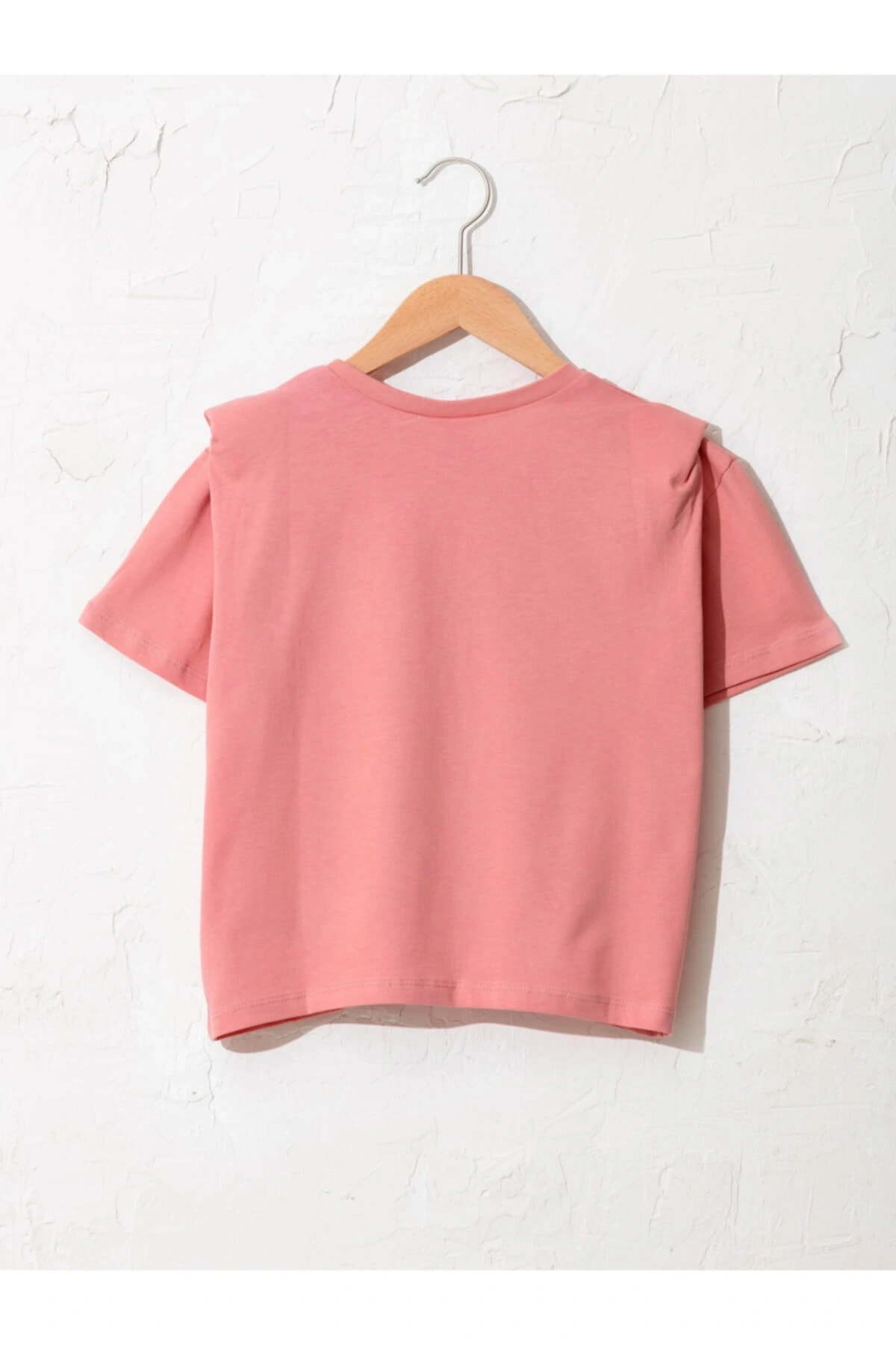 Kız Çocuk Mat Pembe Tişört