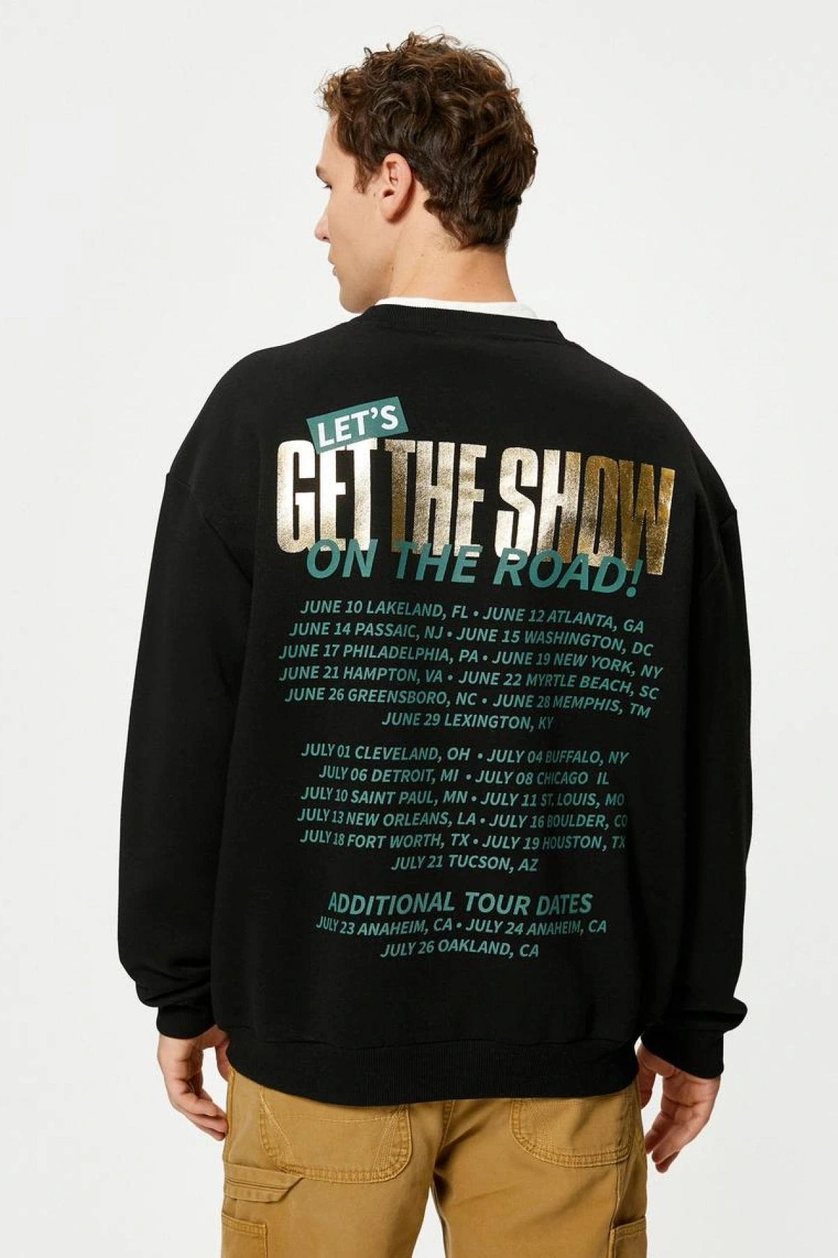 Koton 4wam70394mk Erkek Sweat Siyah