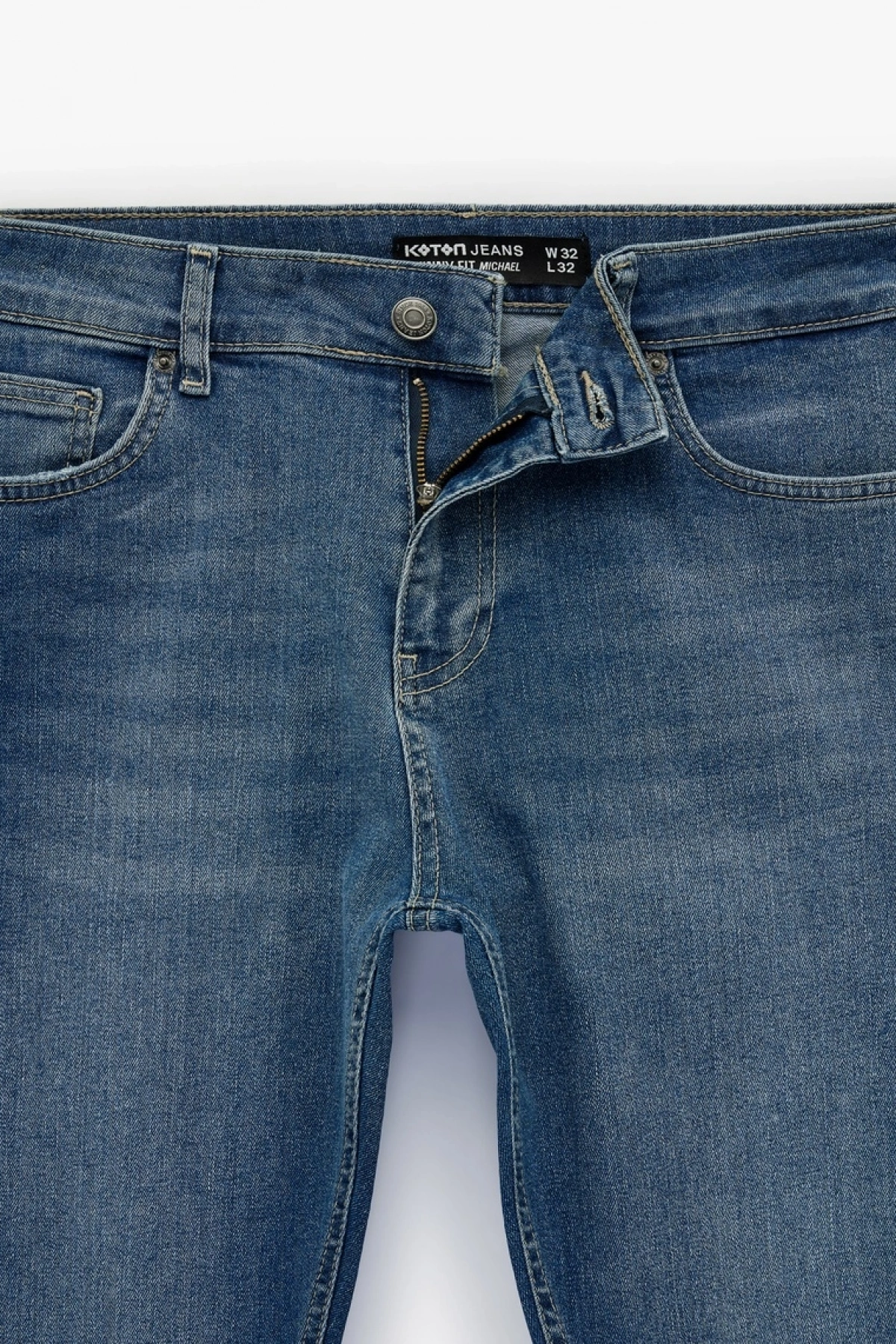 KOTON Normal Bel Pamuklu Skinny Fit Jean Pantolon - Michael Jean