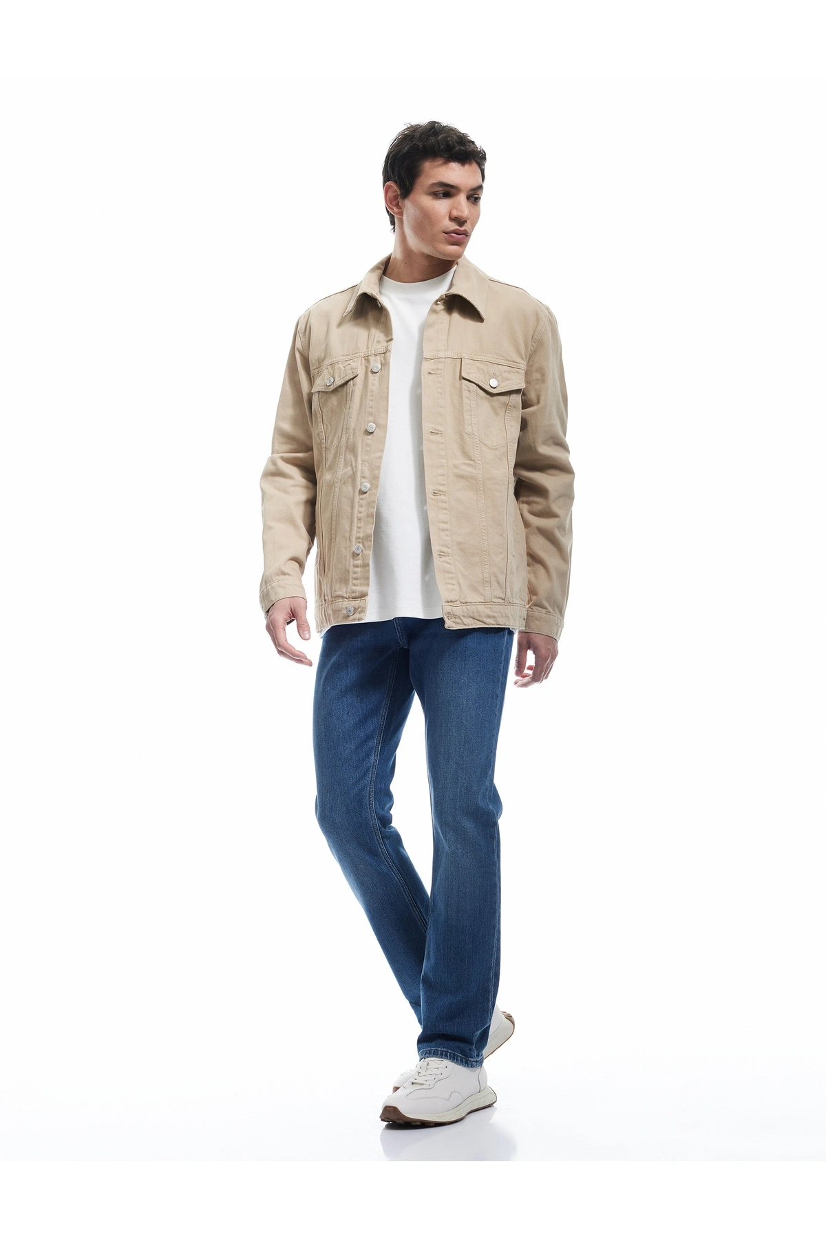 Koton Normal Bel Pamuklu Straight Fit Jean Pantolon - Mark Jean