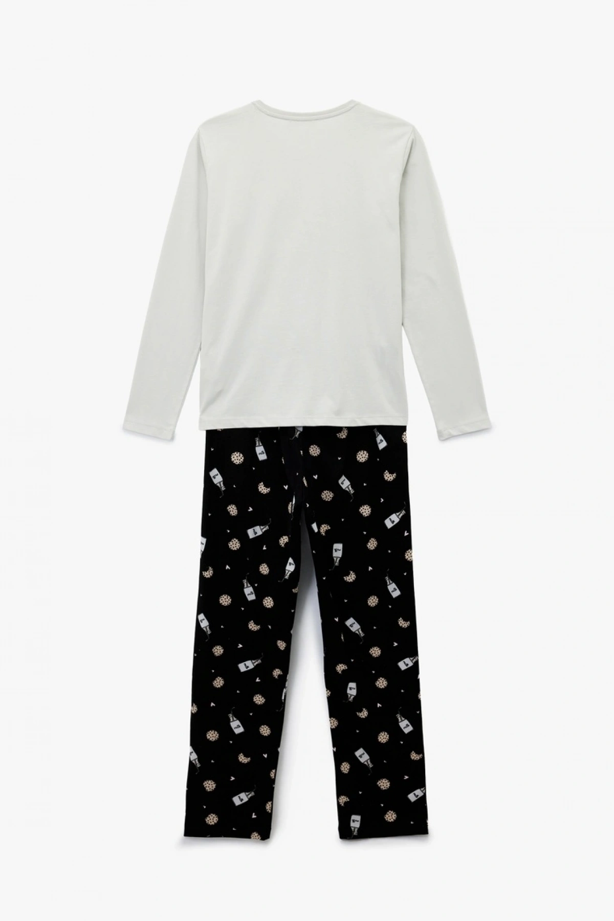 KOTON Pamuklu Baskılı Pijama Takımı