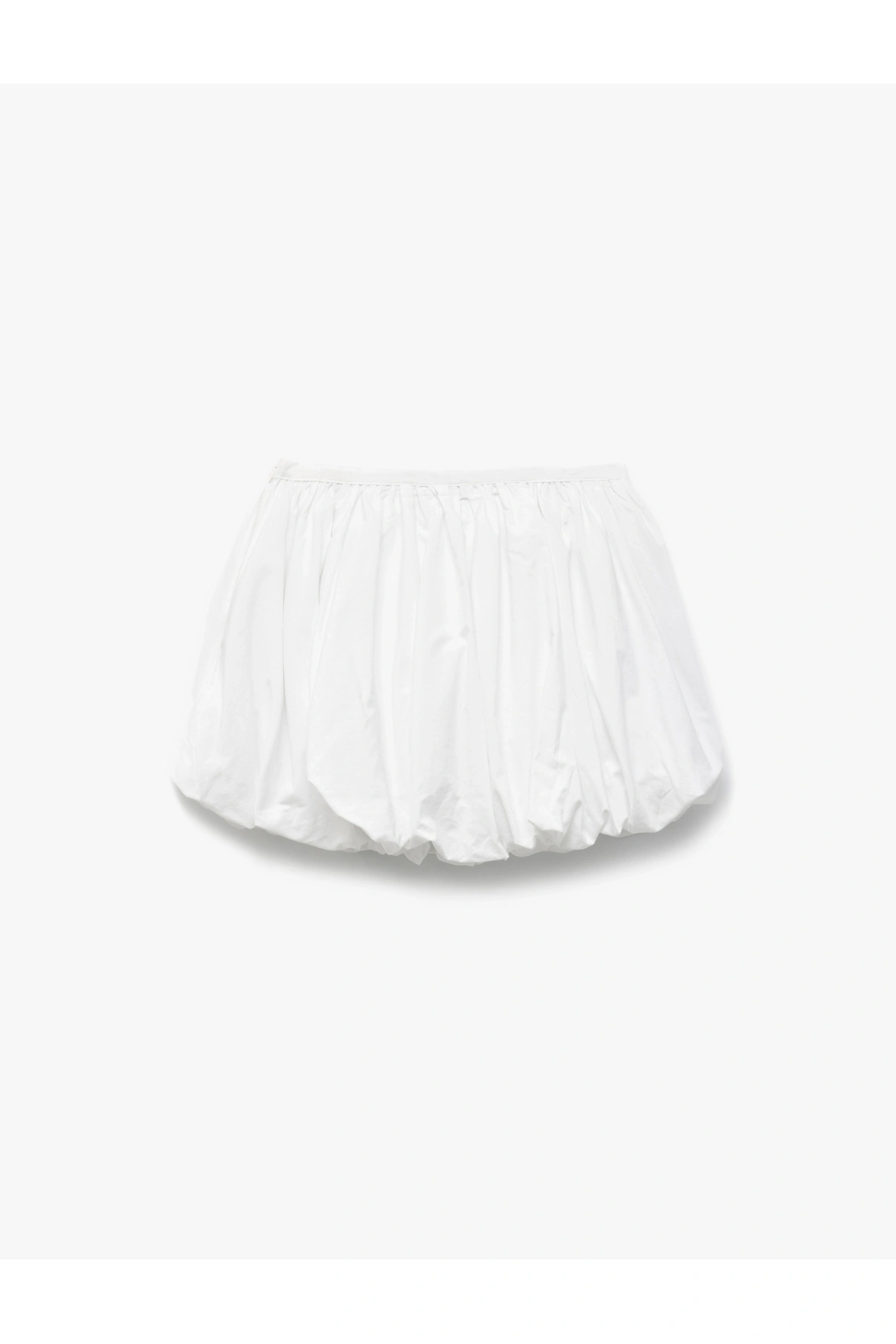 Koton Pamuklu Beli Lastikli Oversize Balon Mini Etek