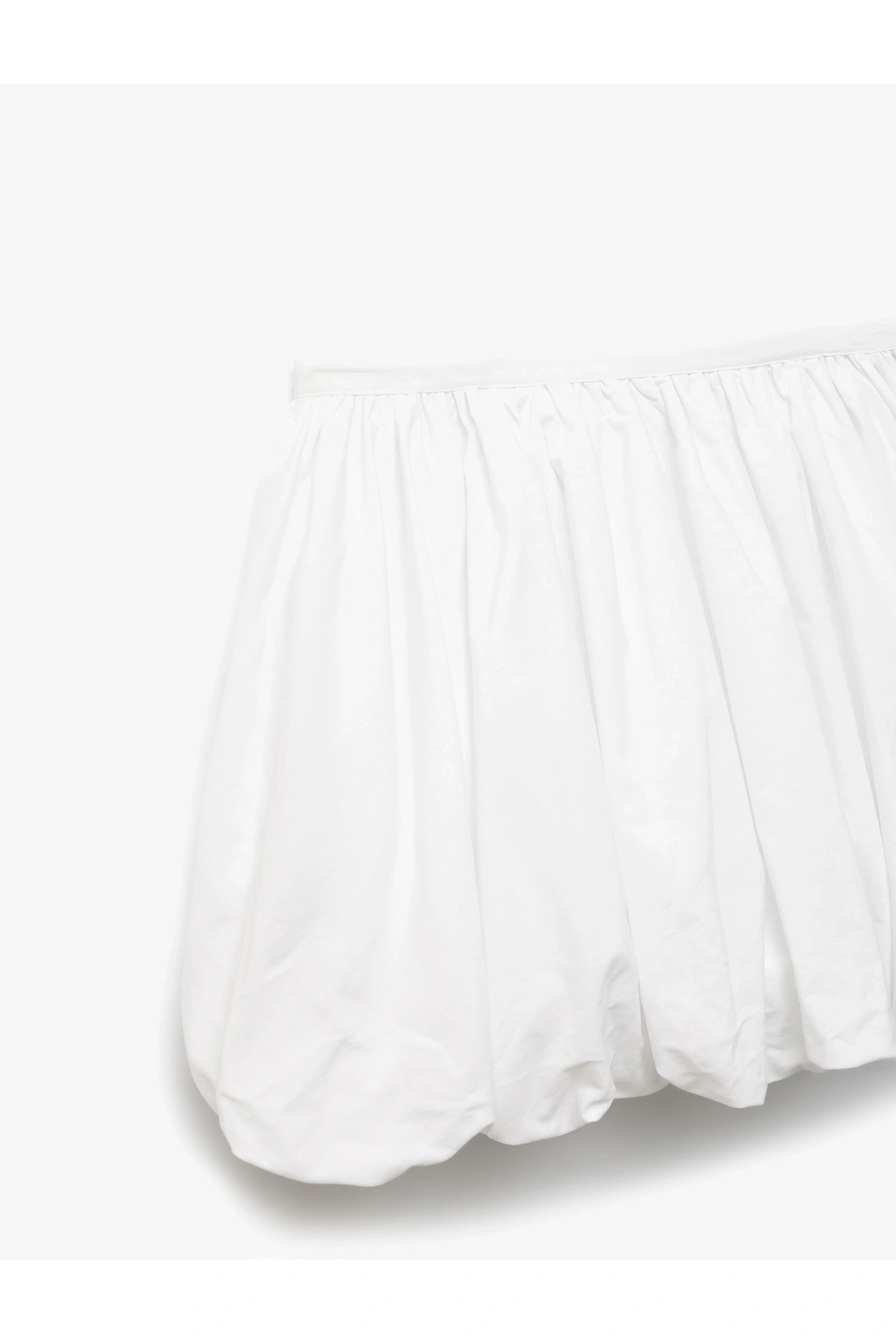 Koton Pamuklu Beli Lastikli Oversize Balon Mini Etek