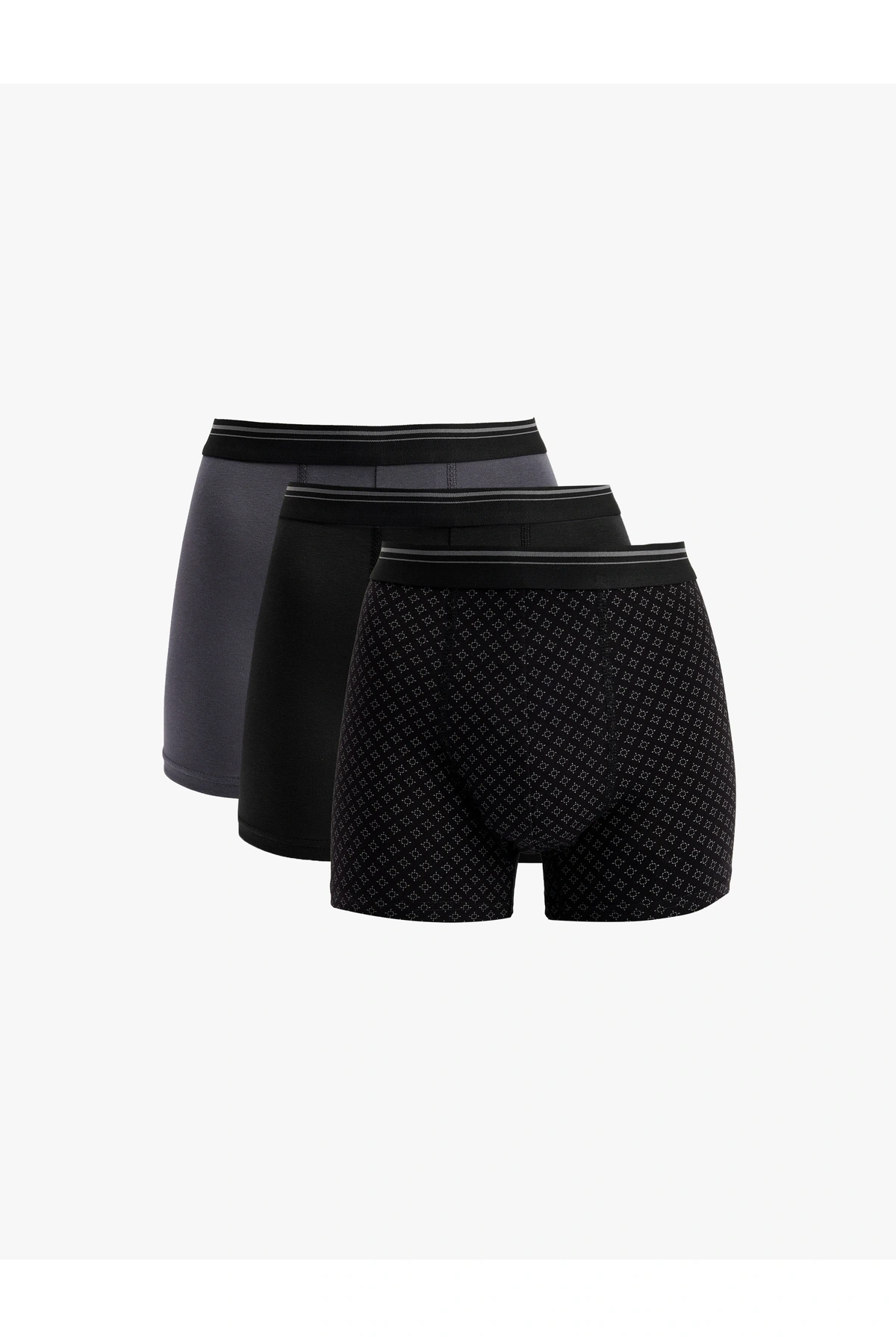 Koton Pamuklu Regular Fit 3lü Boxer Seti