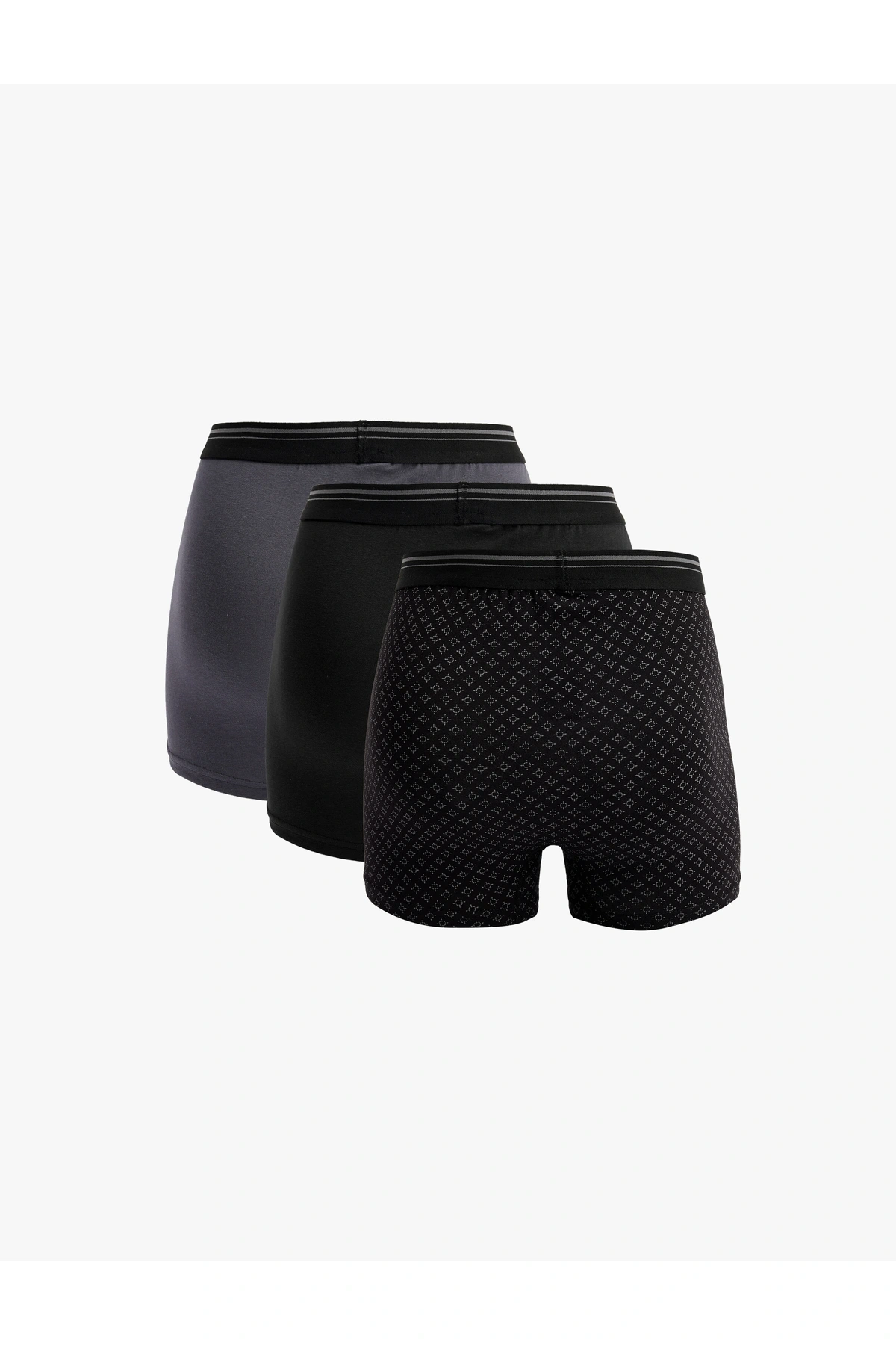 Koton Pamuklu Regular Fit 3lü Boxer Seti