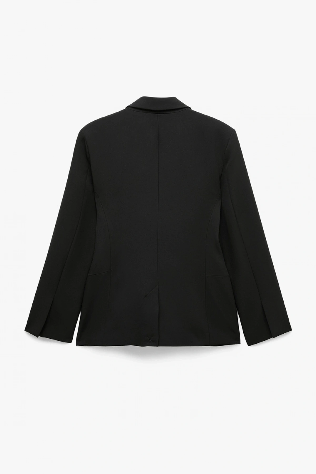 KOTON Regular Fit Fleto Çift Cepli Uzun Kollu Geniş Yaka Blazer Ceket