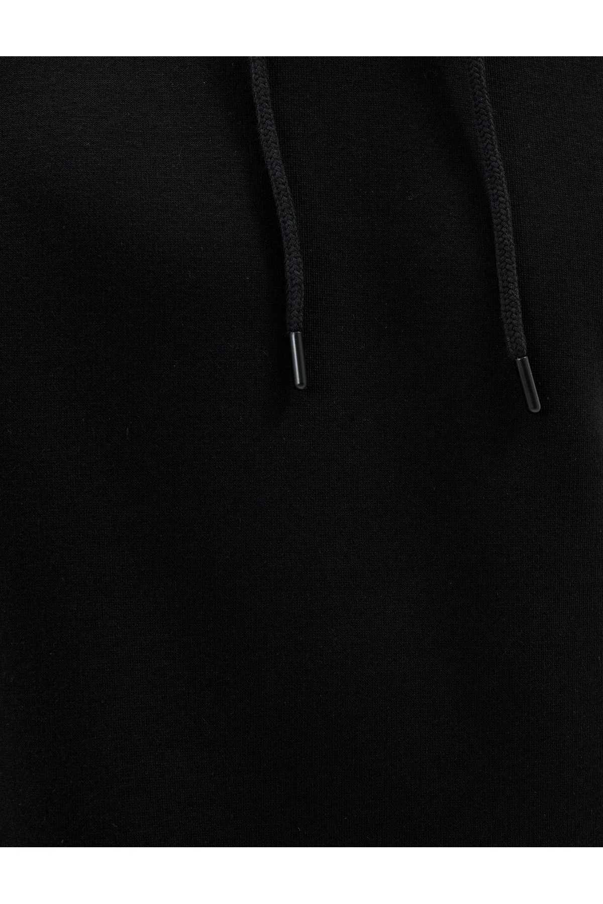 Koton Şardonlu Pamuklu Basic Kapşonlu Sweatshirt