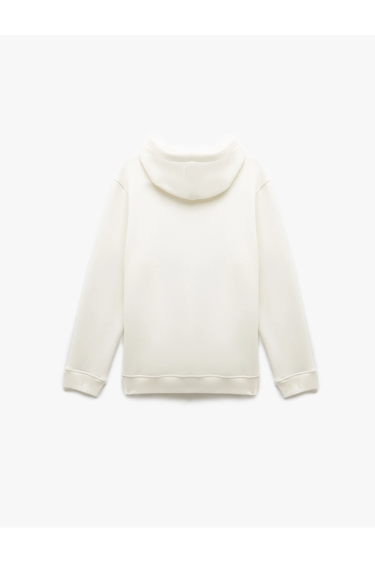 Koton Şardonlu Uzun Kollu Basic Kapşonlu Sweatshirt