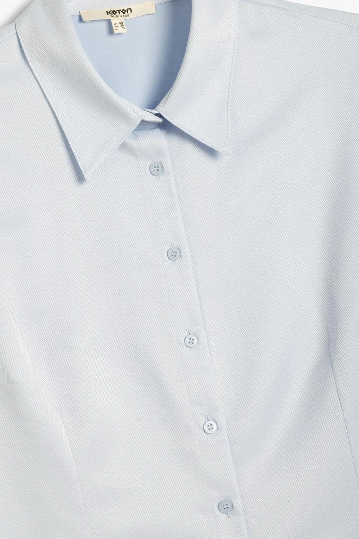 KOTON Uzun Kollu Regular Fit Klasik Poplin Gömlek