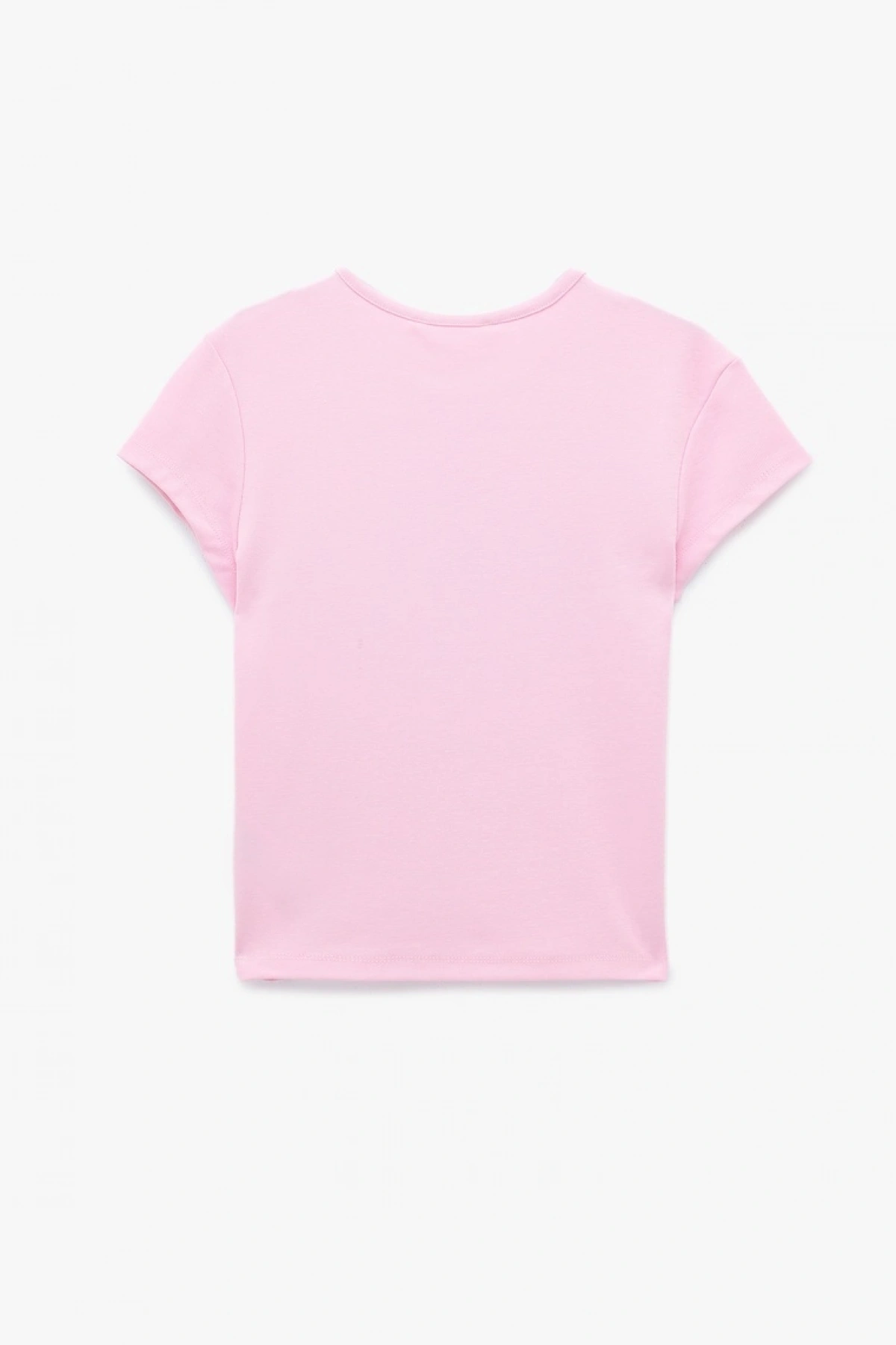 Koton X Sibil Çetinkaya - Slim Fit Pamuklu Kısa Kollu Kiraz Baskılı Tişört