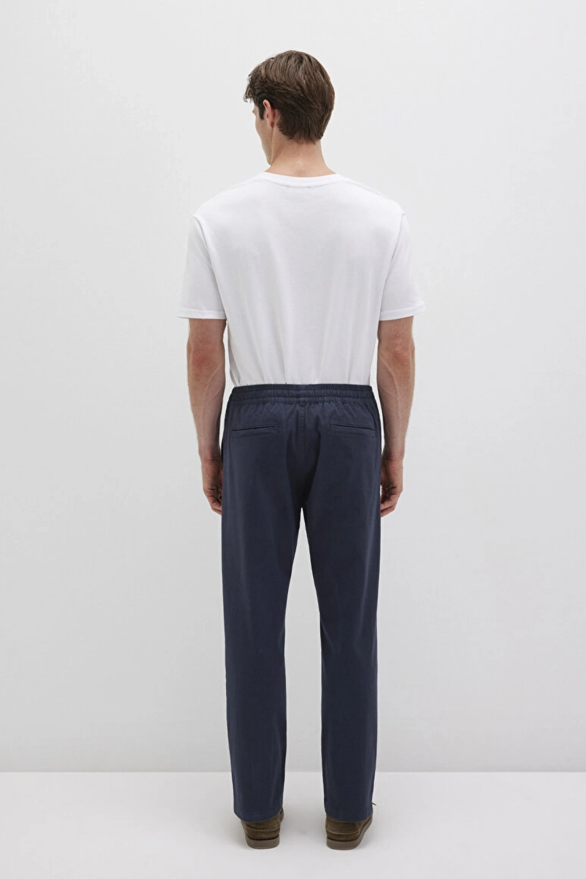 Lacivert Pantolon Slim StraightNormal BelDüz Paça