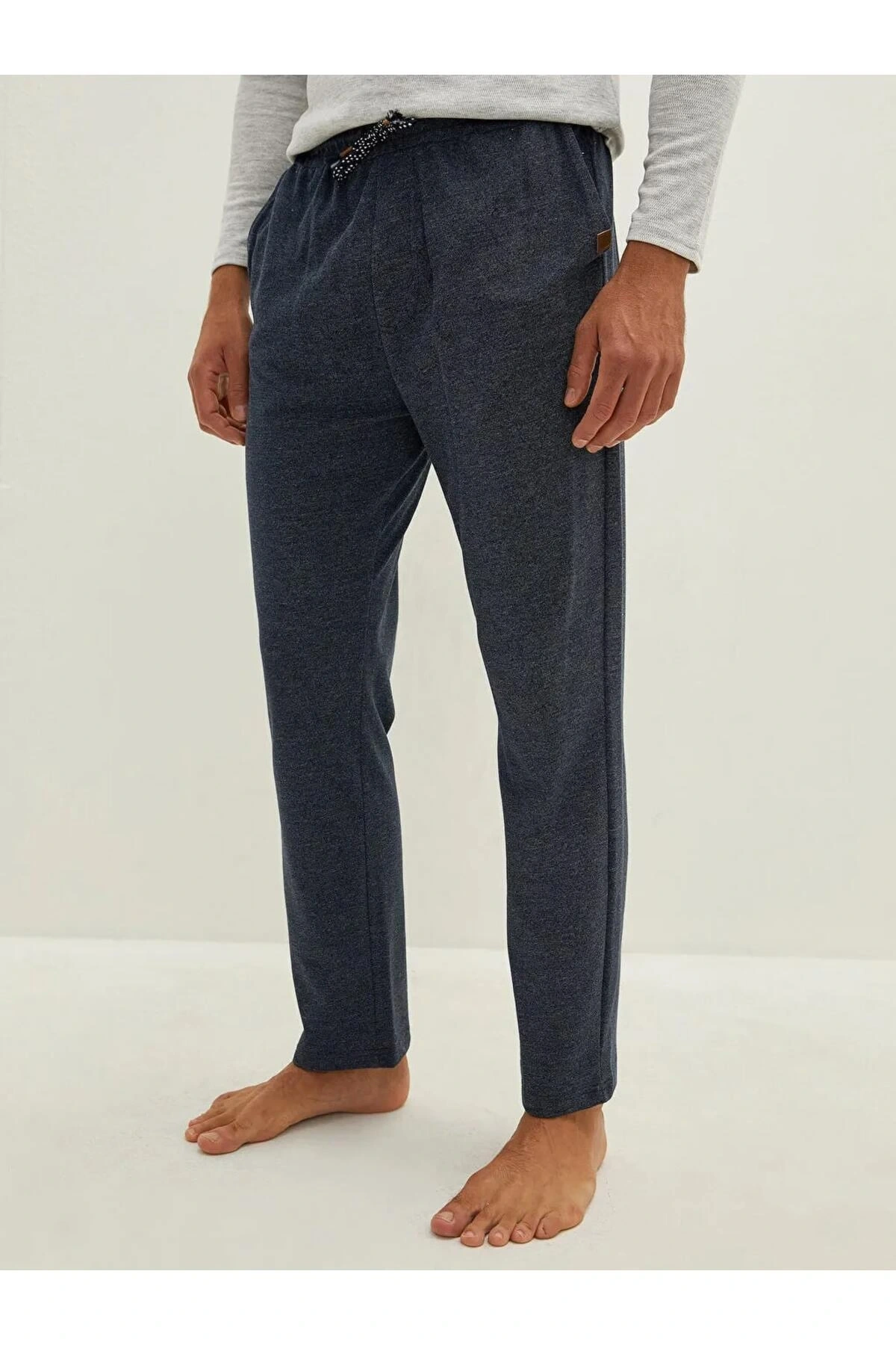 Lacivert Standart Kalıp Erkek Pijama Alt
