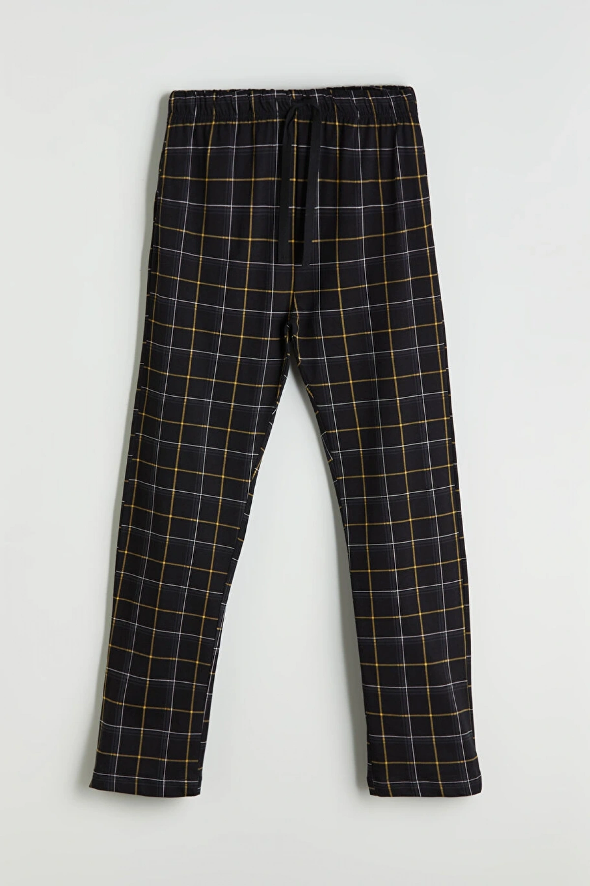 LC WAIKIKI Siyah Standart Kalıp Erkek Düğmeli Pijama Takımı