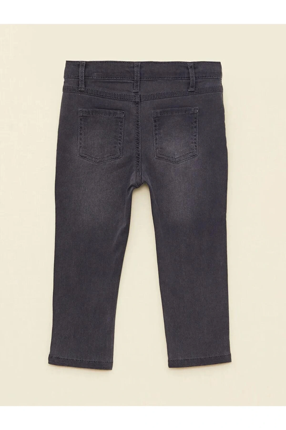 LCW baby Antrasit Basic Erkek Bebek Jean Pantolon