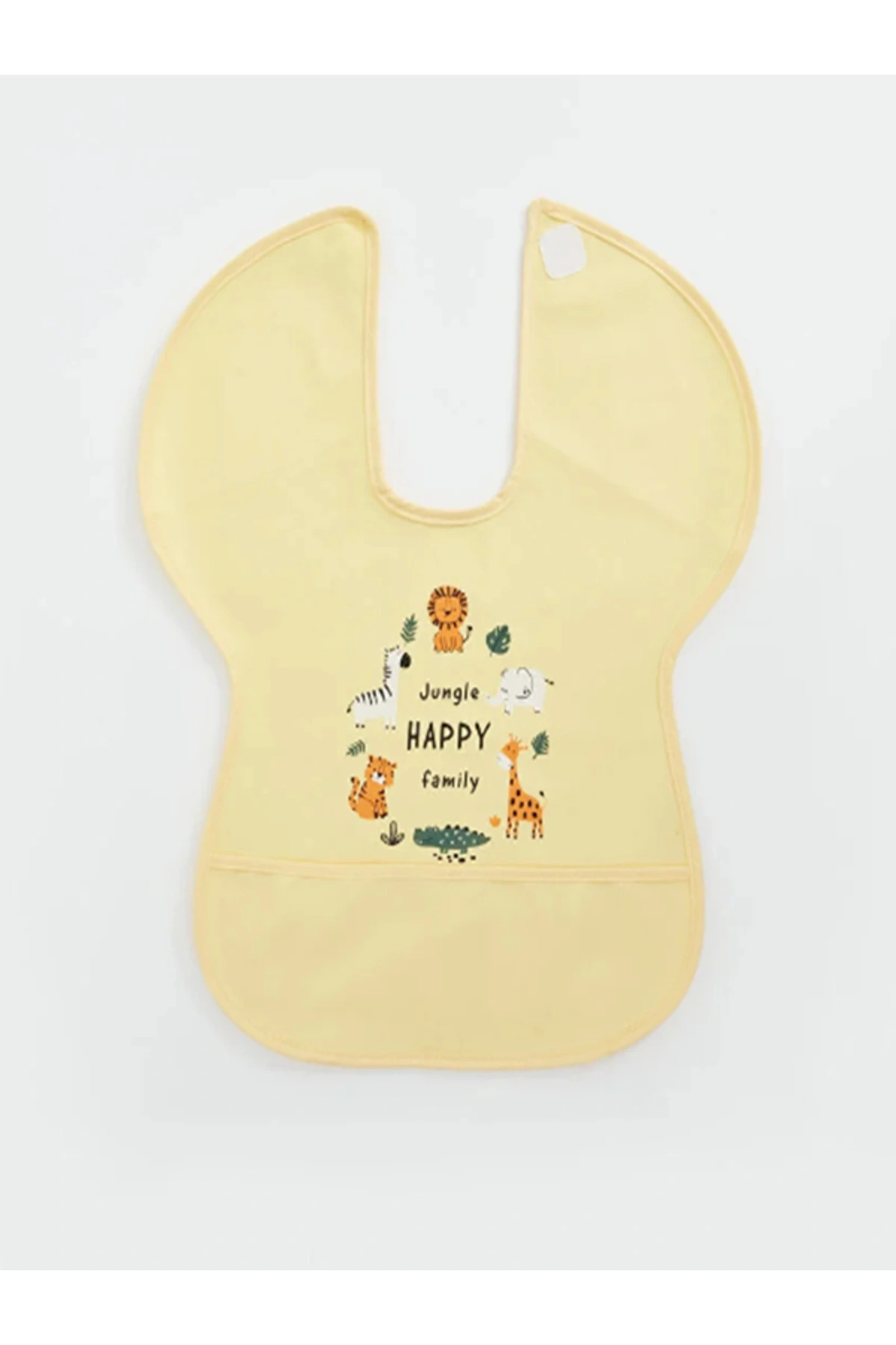 LCW baby Baskılı Erkek Bebek Mama Önlüğü