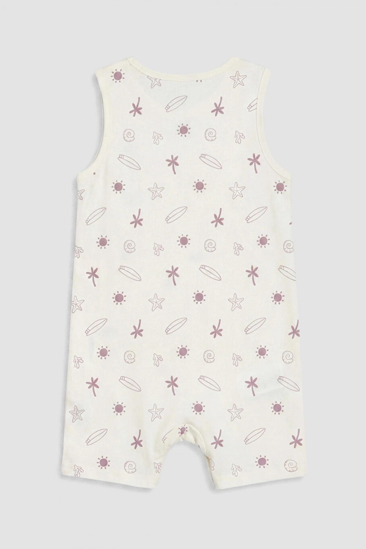 LCW baby Bej Baskılı Erkek Bebek Tulum 2li