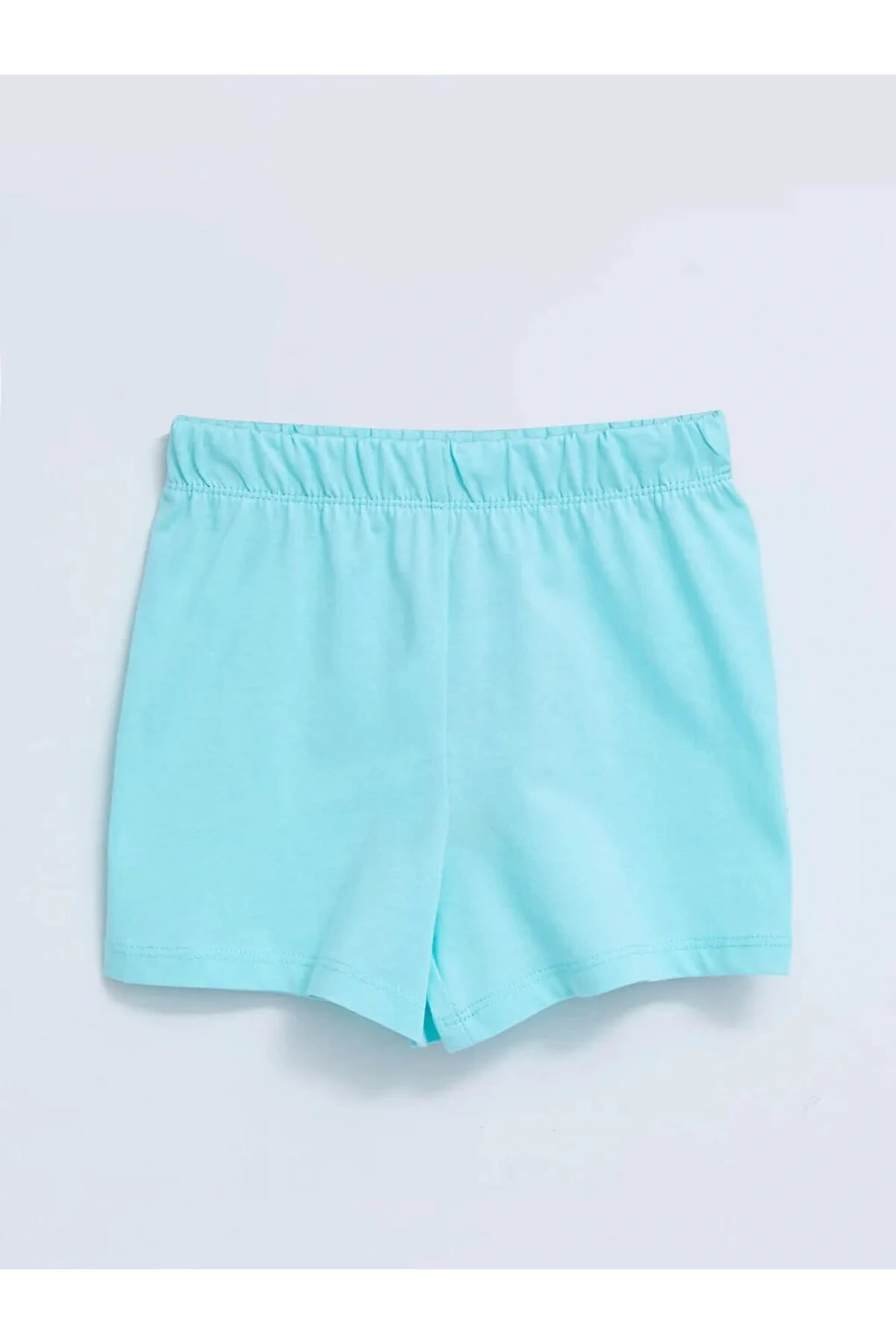 LCW baby Beli Lastikli Basic Kız Bebek Şort