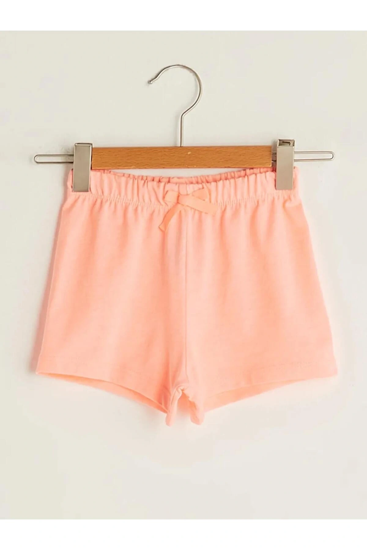LCW baby Beli Lastikli Basic Kız Bebek Şort