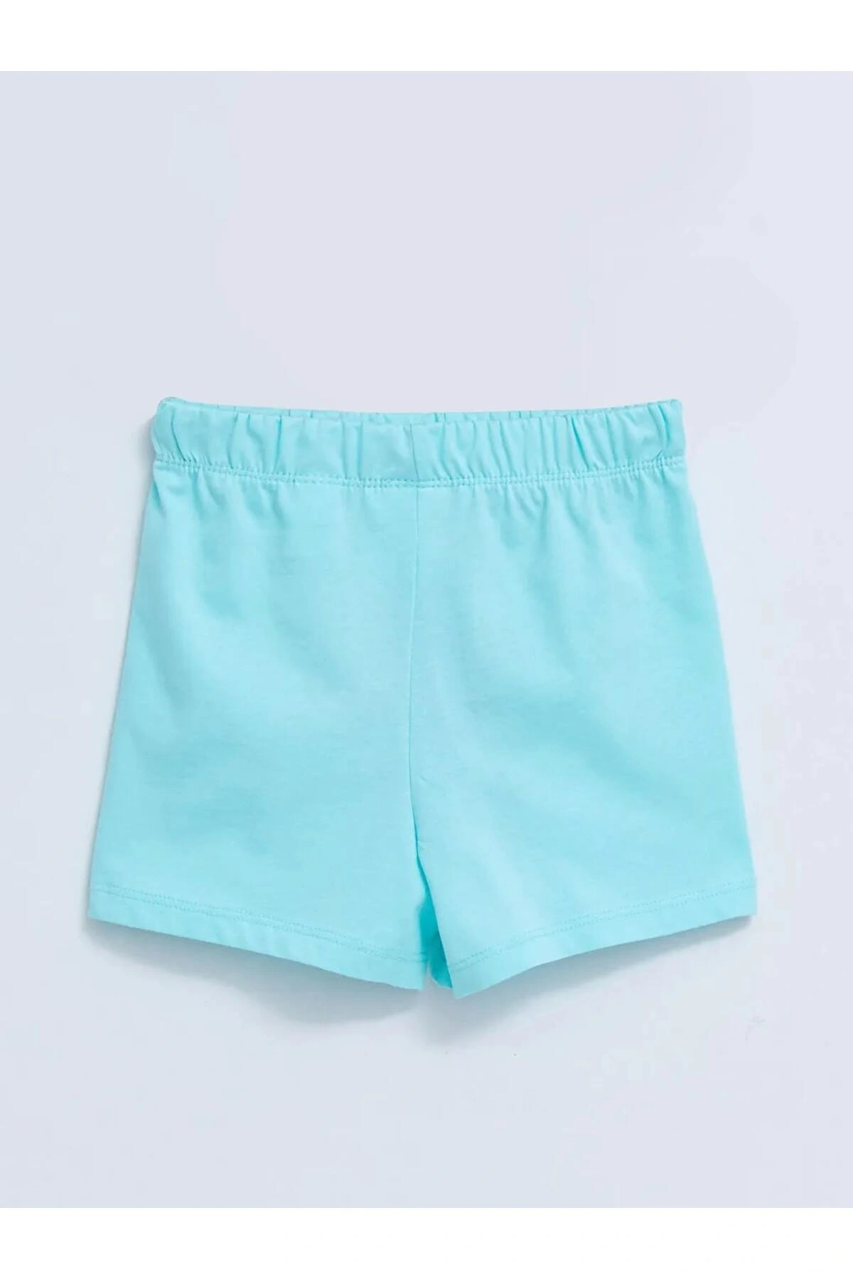 LCW baby Beli Lastikli Basic Kız Bebek Şort