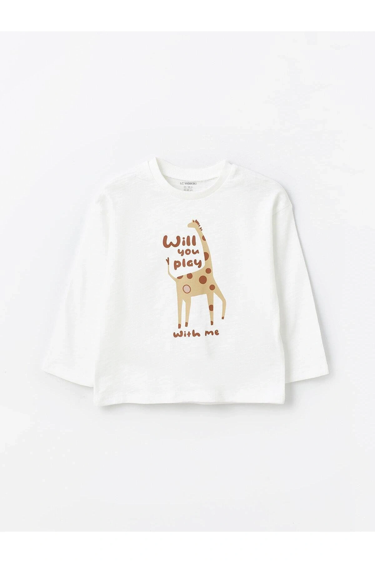LCW baby Bisiklet Yaka Baskılı Erkek Bebek 4lü Takım