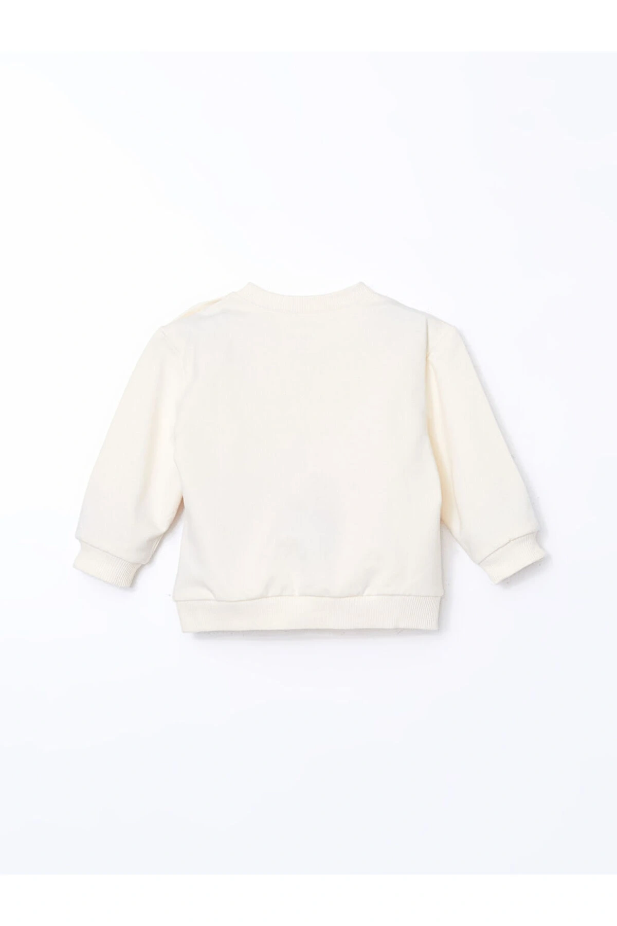 LCW baby Bisiklet Yaka Baskılı Erkek Bebek Sweatshirt ve Eşofman Alt 2li