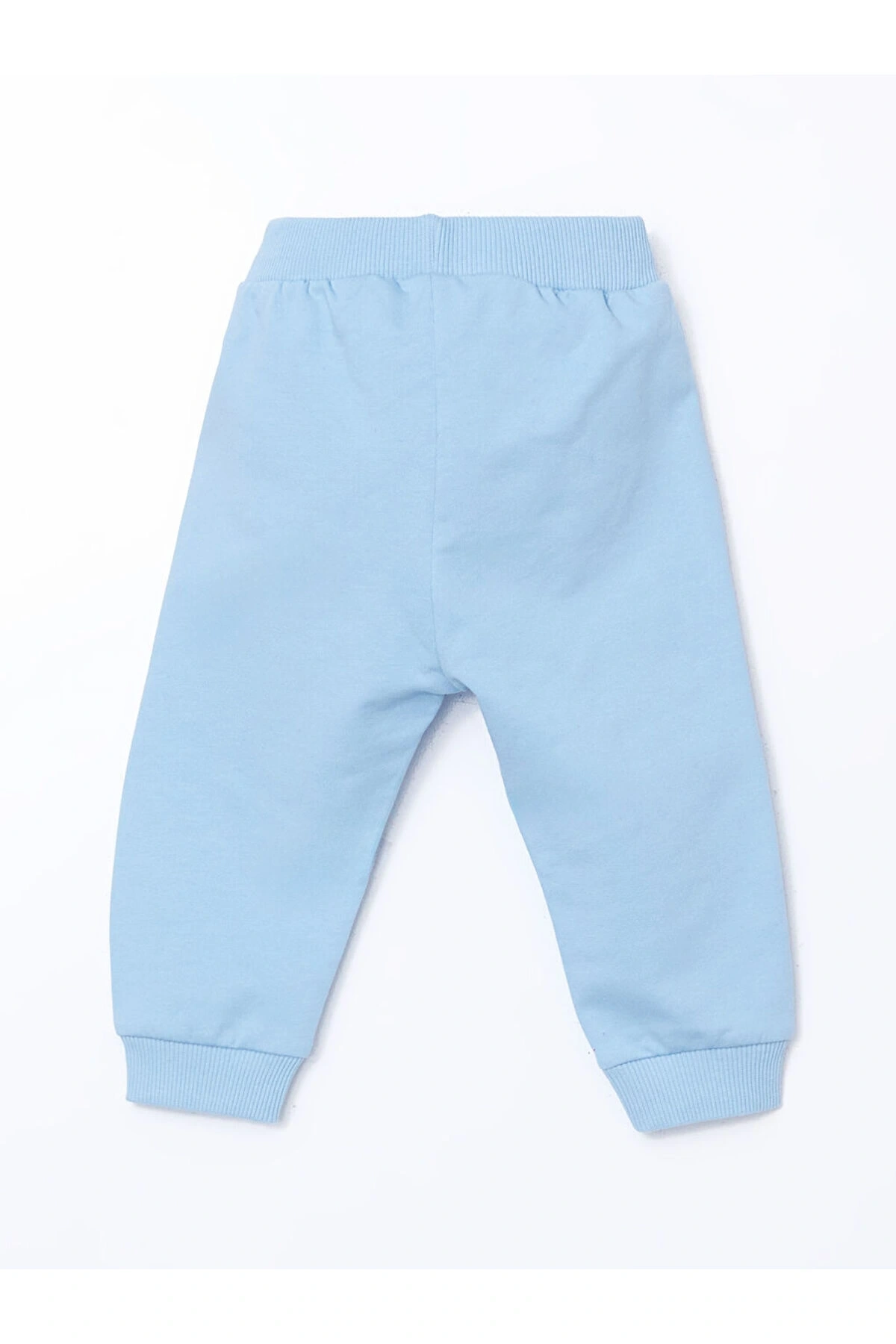 LCW baby Bisiklet Yaka Baskılı Erkek Bebek Sweatshirt ve Eşofman Alt 2li