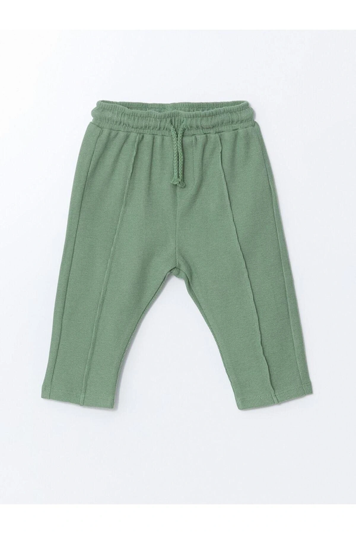 LCW baby  Düğmeli Erkek Bebek Sweatshirt ve Pantolon 2li