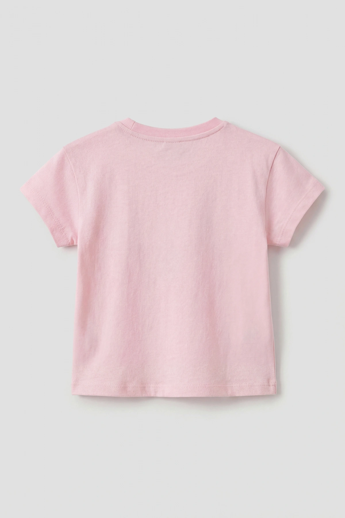 LCW baby Pembe Çiçekli Kız Bebek Şortlu Takım