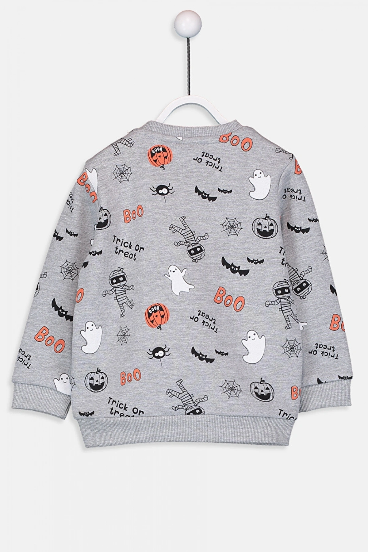 LCW baby Siyah Baskılı Sweatshirt