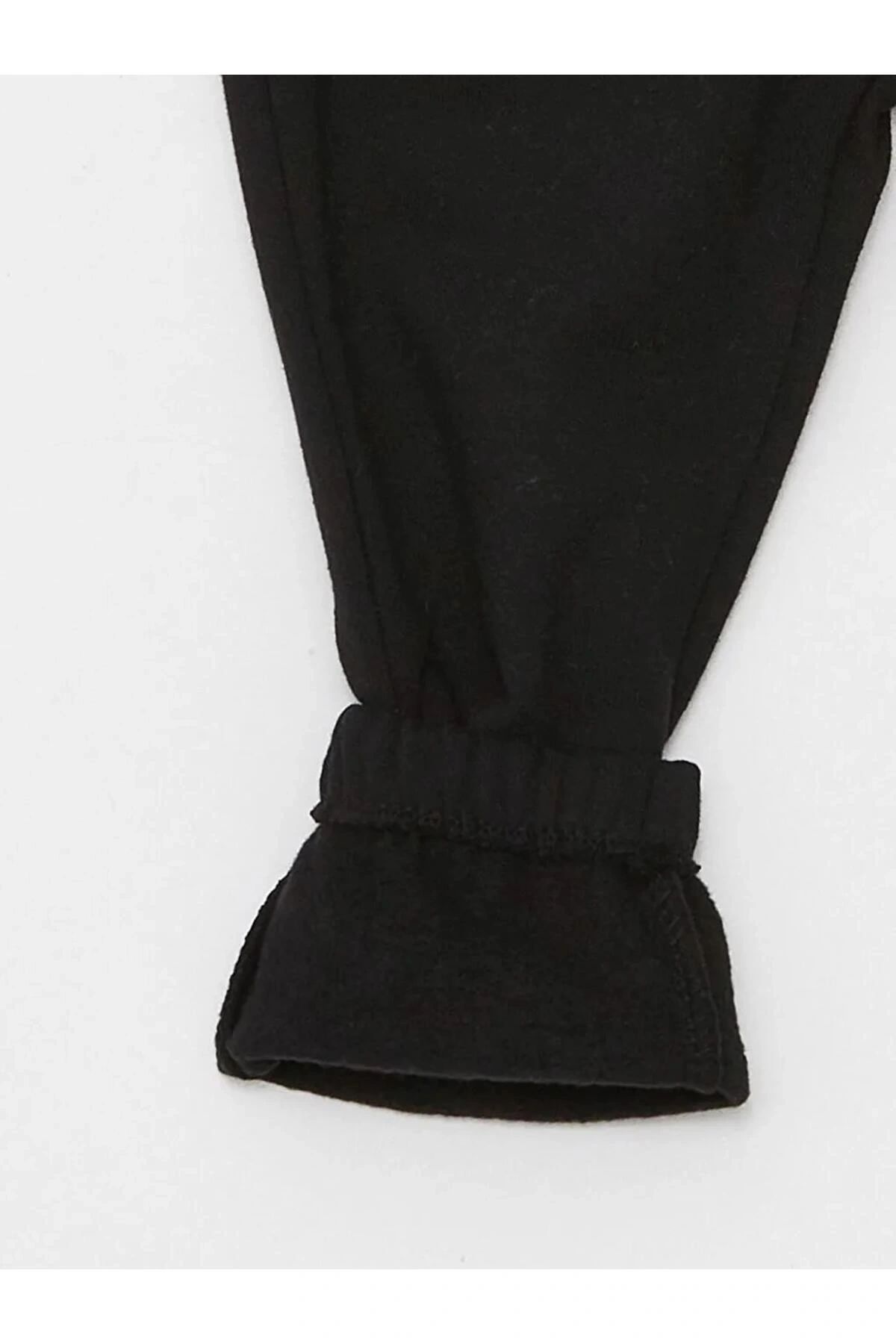 LCW baby Siyah Beli Lastikli Basic Erkek Çocuk Jogger Eşofman Alt