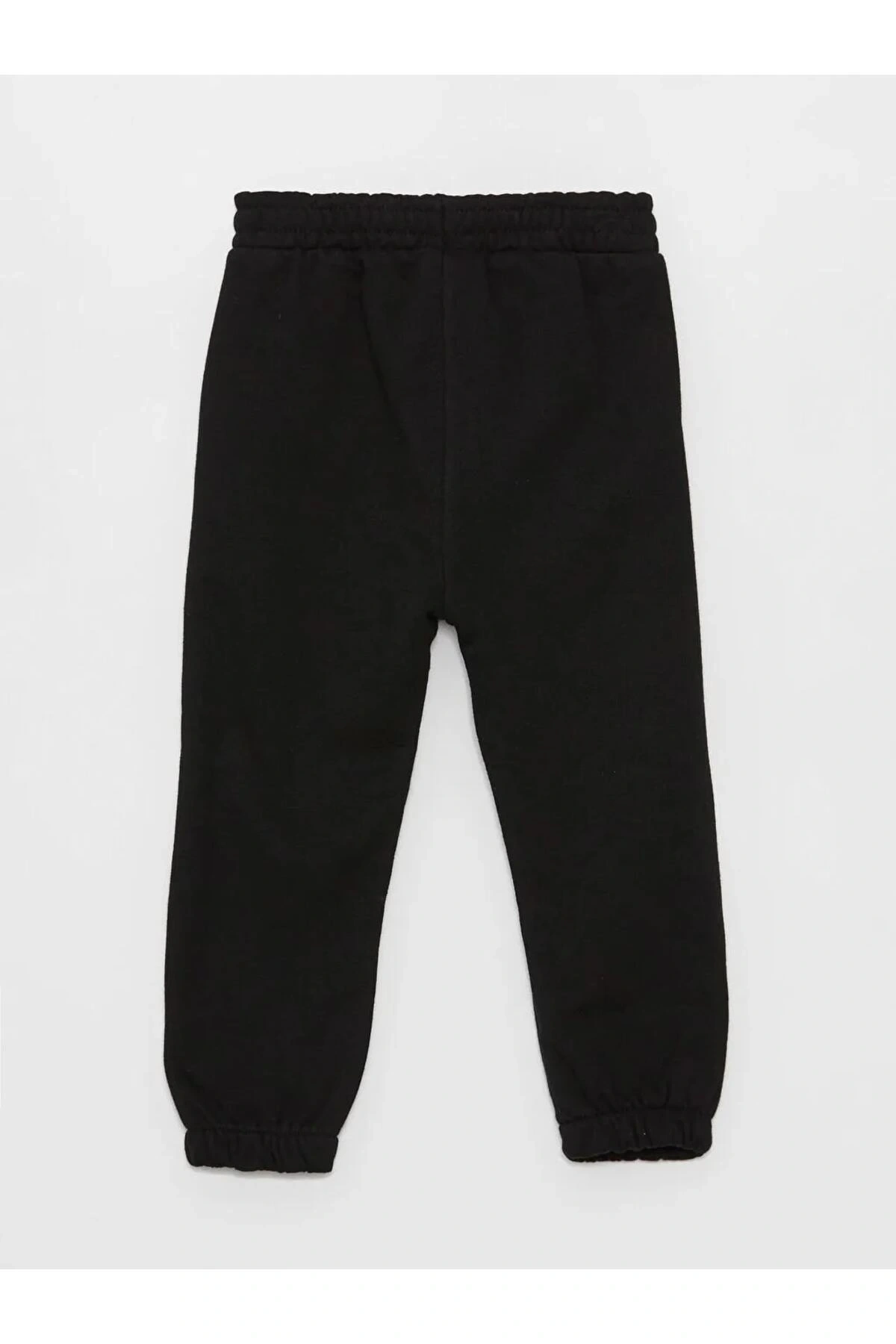 LCW baby Siyah Beli Lastikli Basic Erkek Çocuk Jogger Eşofman Alt