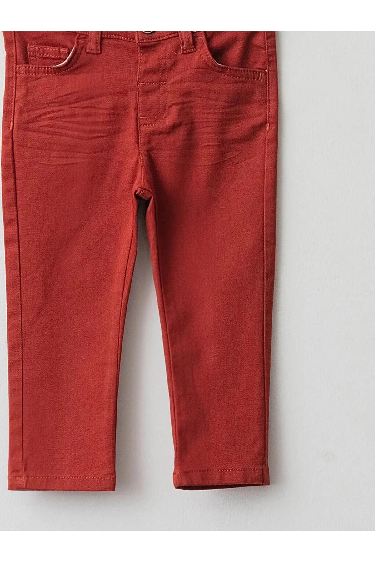 LCW baby Turuncu Skinny Fit Basic Erkek Bebek Pantolon