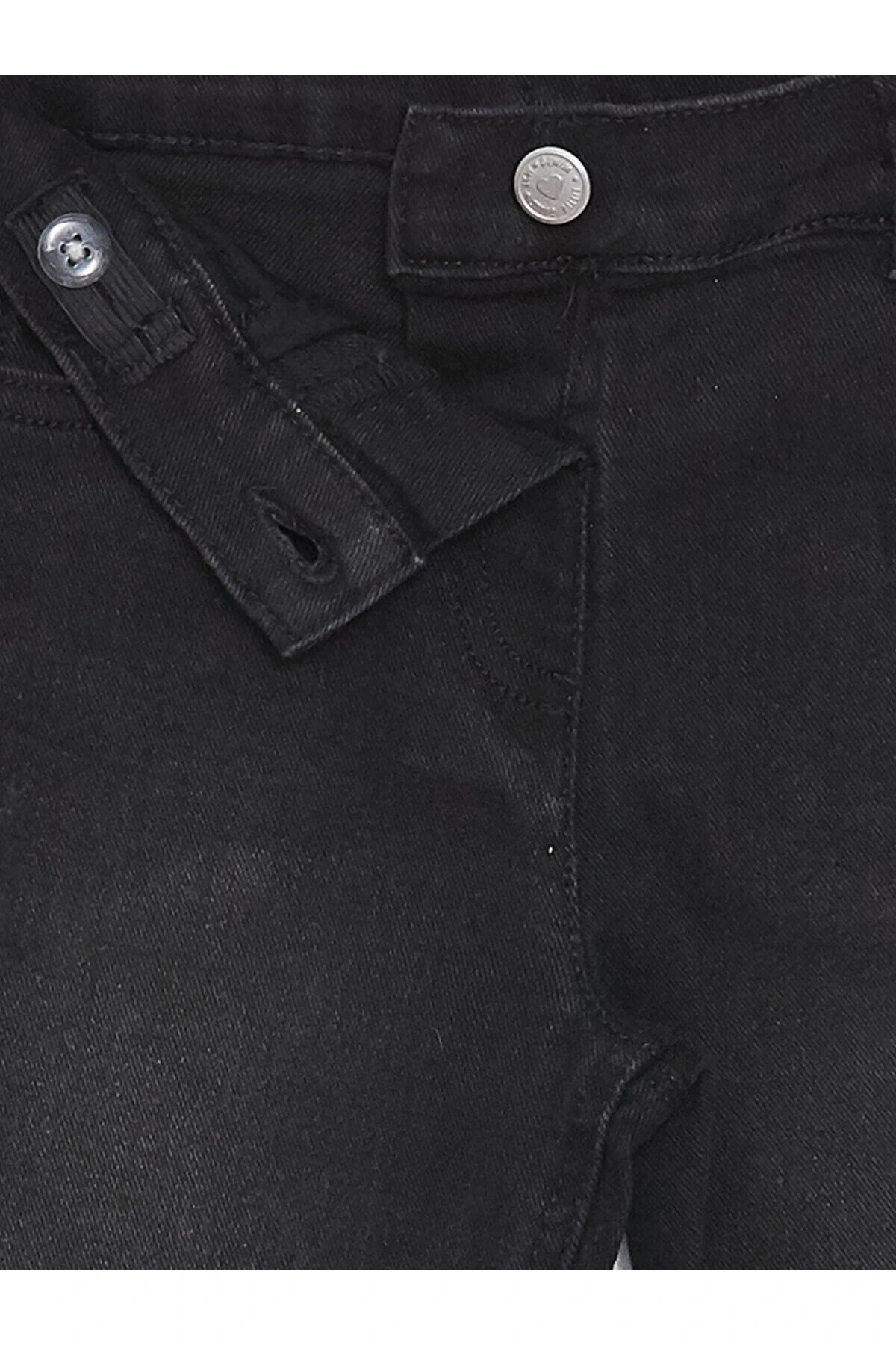 LCW Kids Beli Lastikli Basic Kız Çocuk Jean Pantolon (W4)