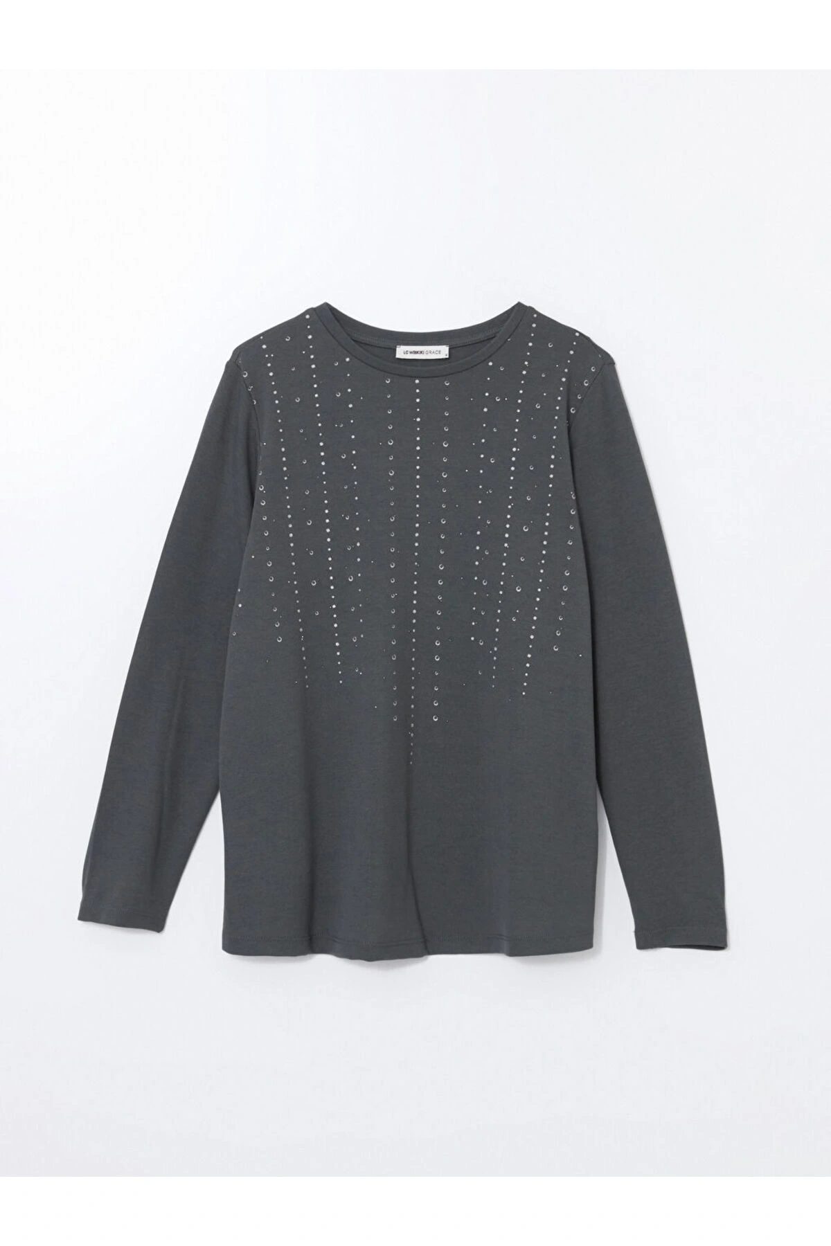 LCW Bisiklet Yaka Desenli Kadın Bluz