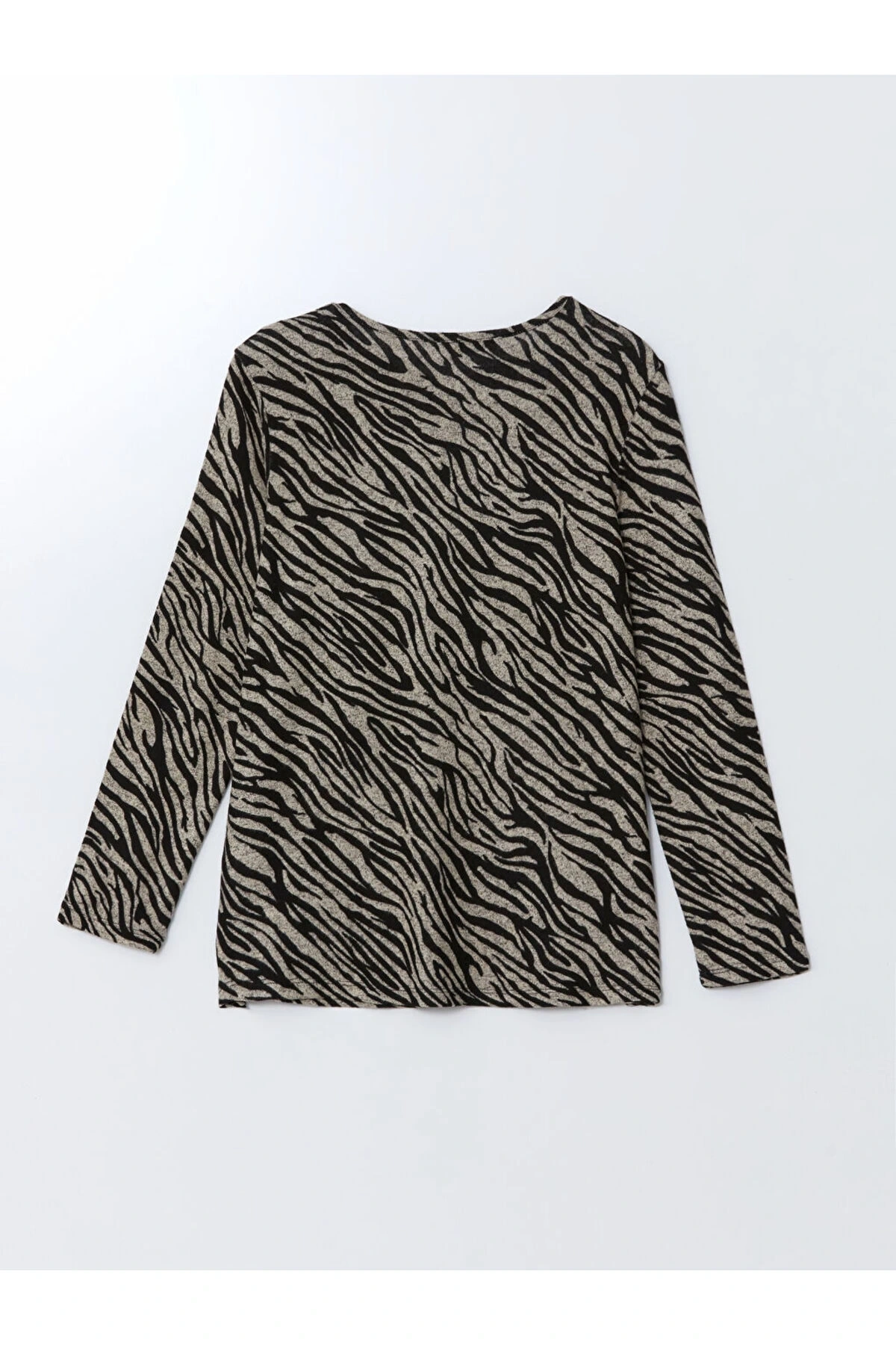 LCW Bisiklet Yaka Desenli Kadın Bluz