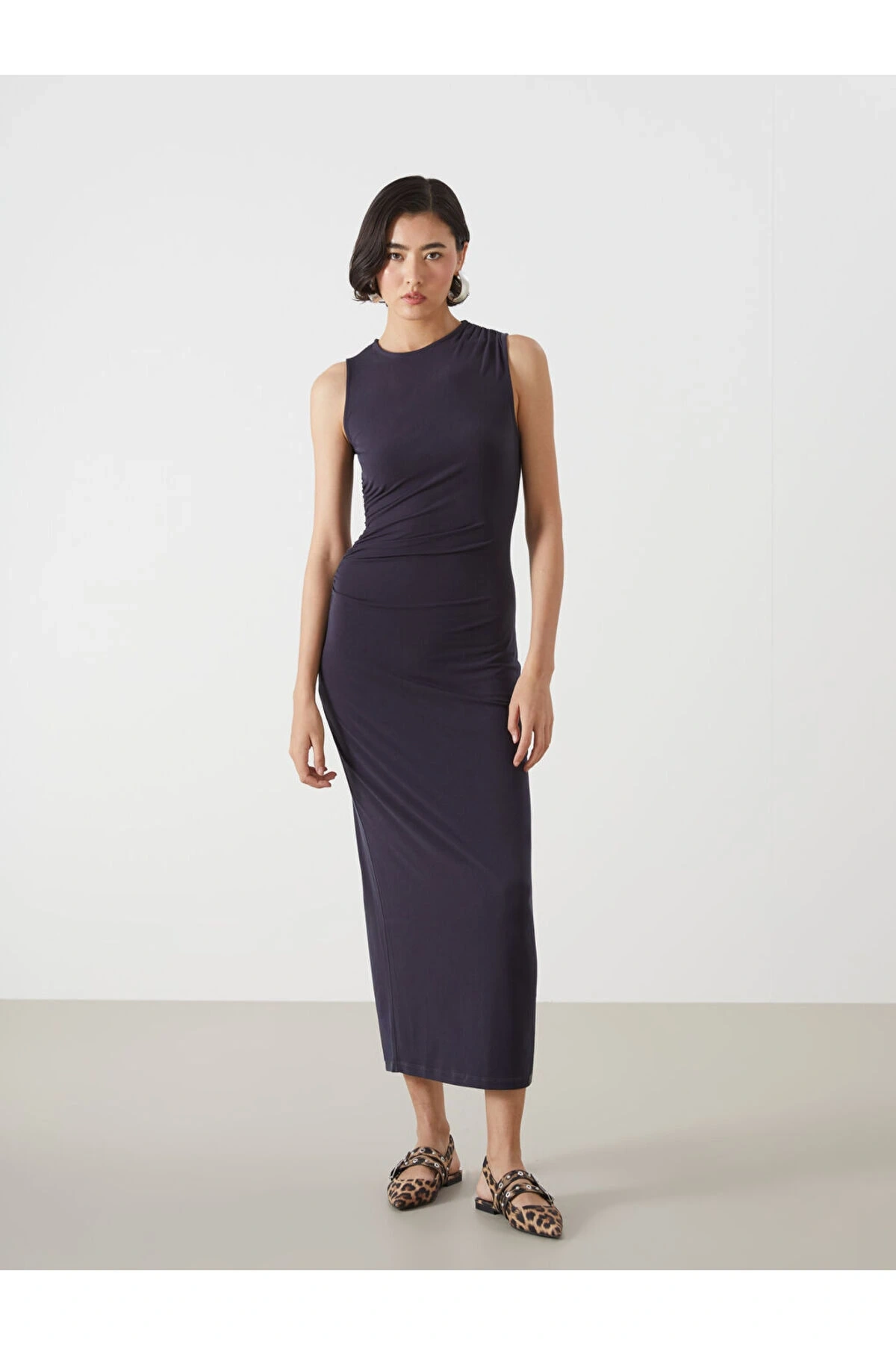 LCW Bisiklet Yaka Kadın Elbise