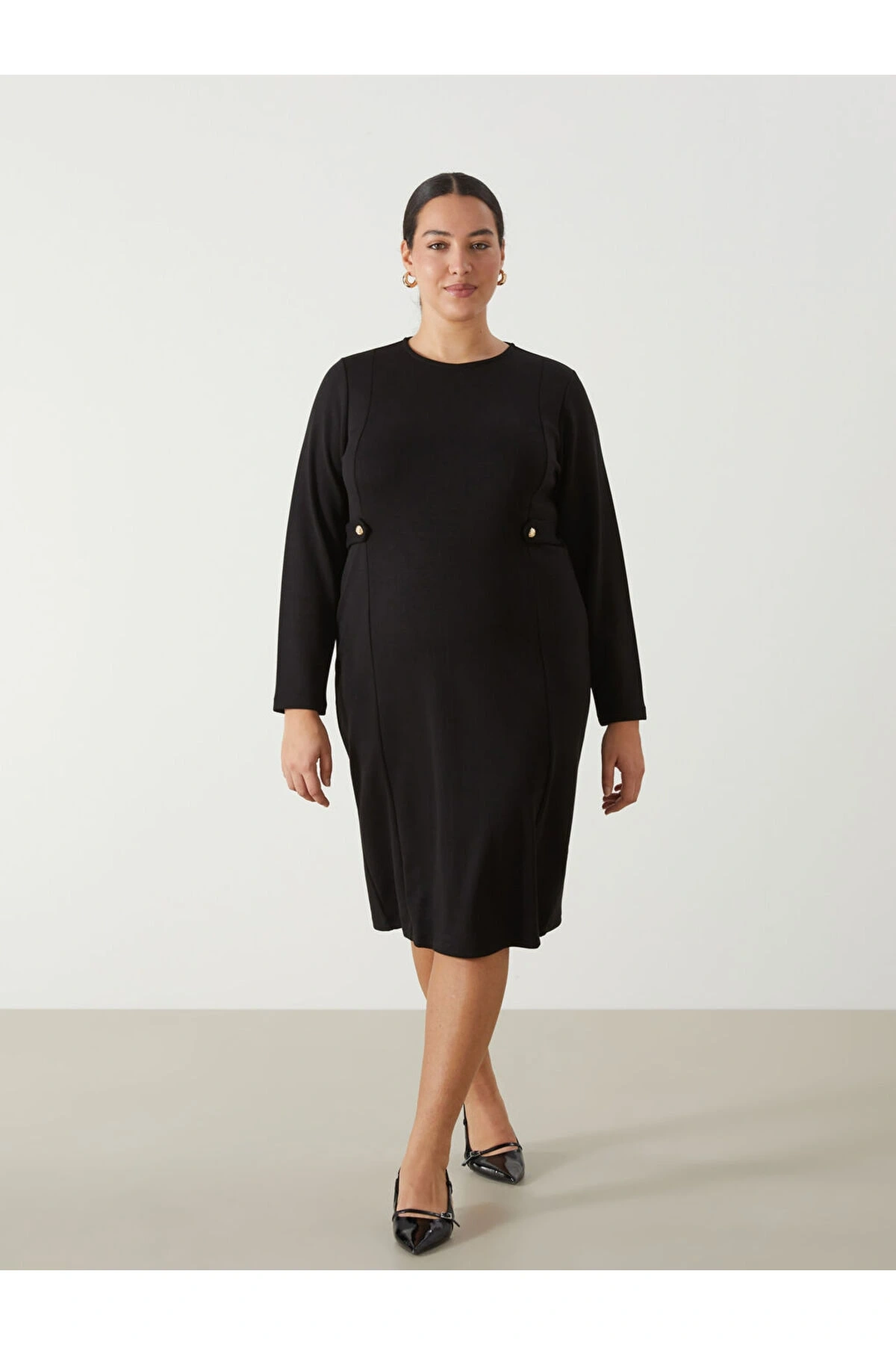 LCW Bisiklet Yaka Kadın Elbise