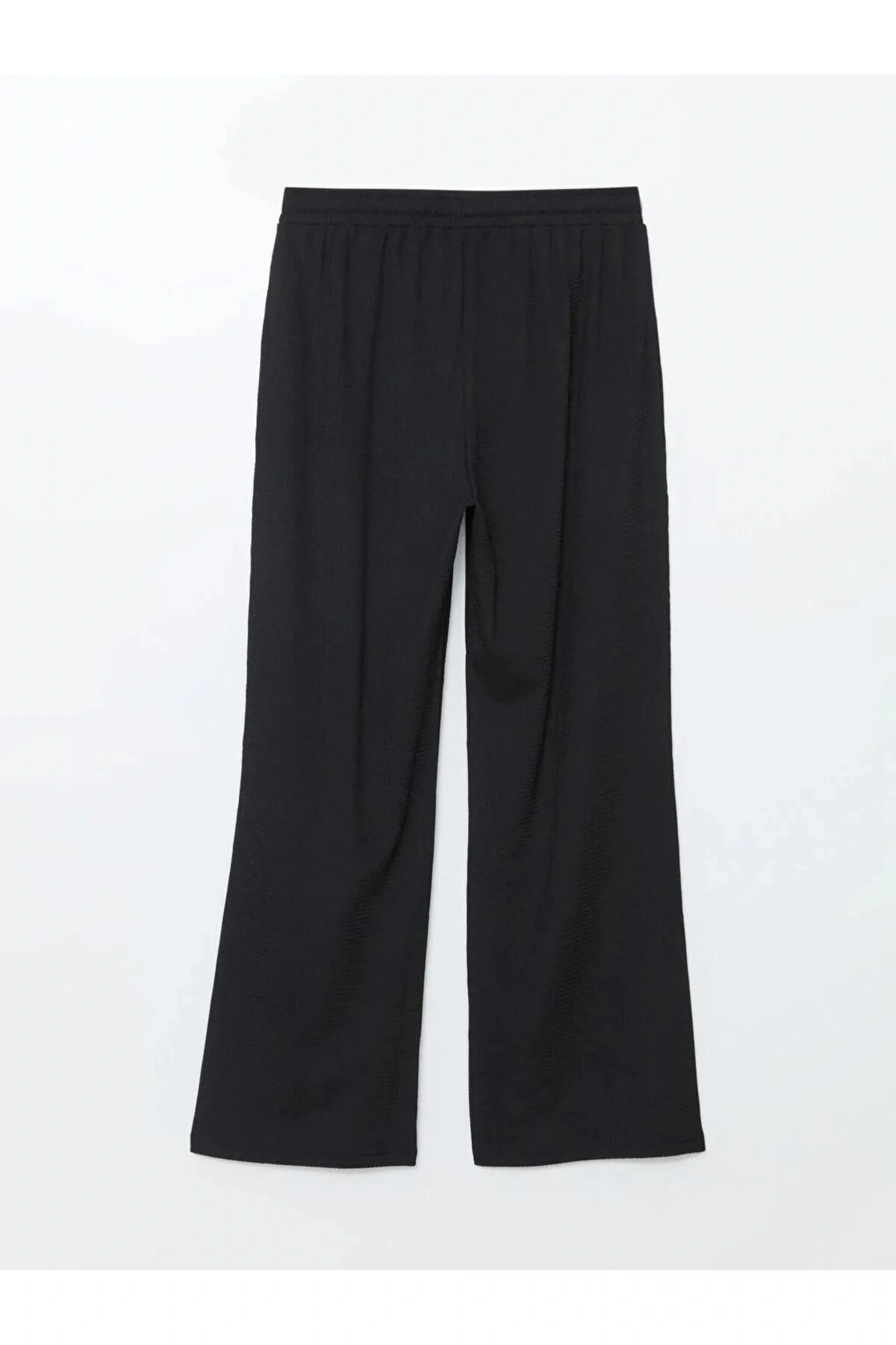 LCW Comfort Siyah Beli Lastikli Dokulu Kadın Pantolon